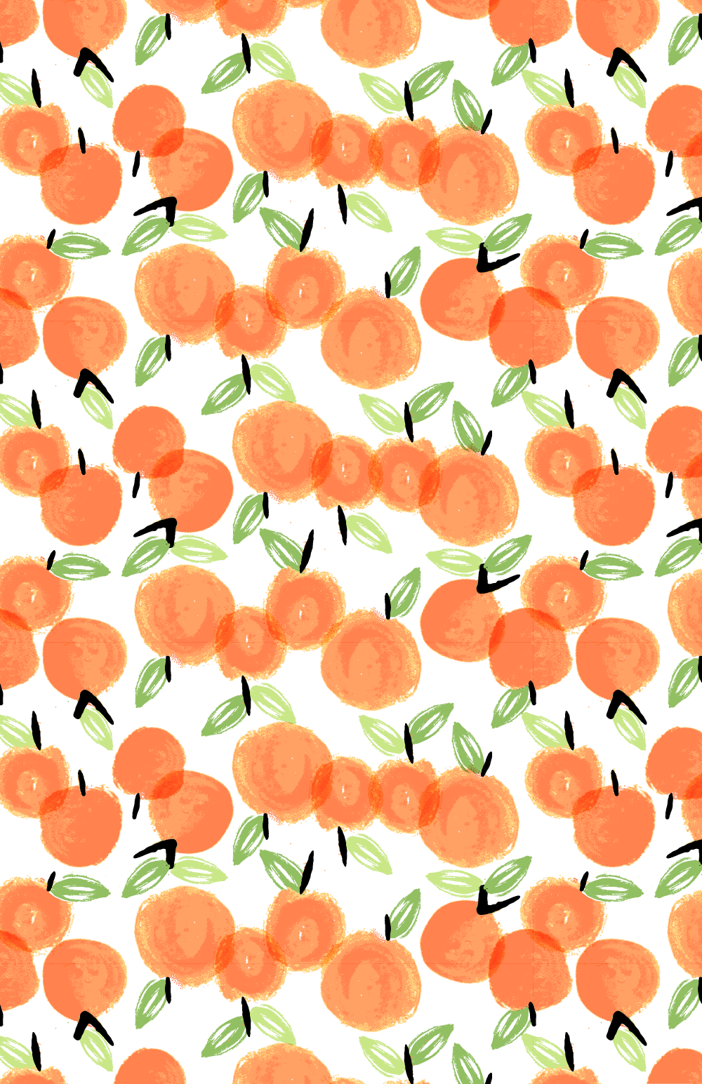 Orange Girly Wallpapers