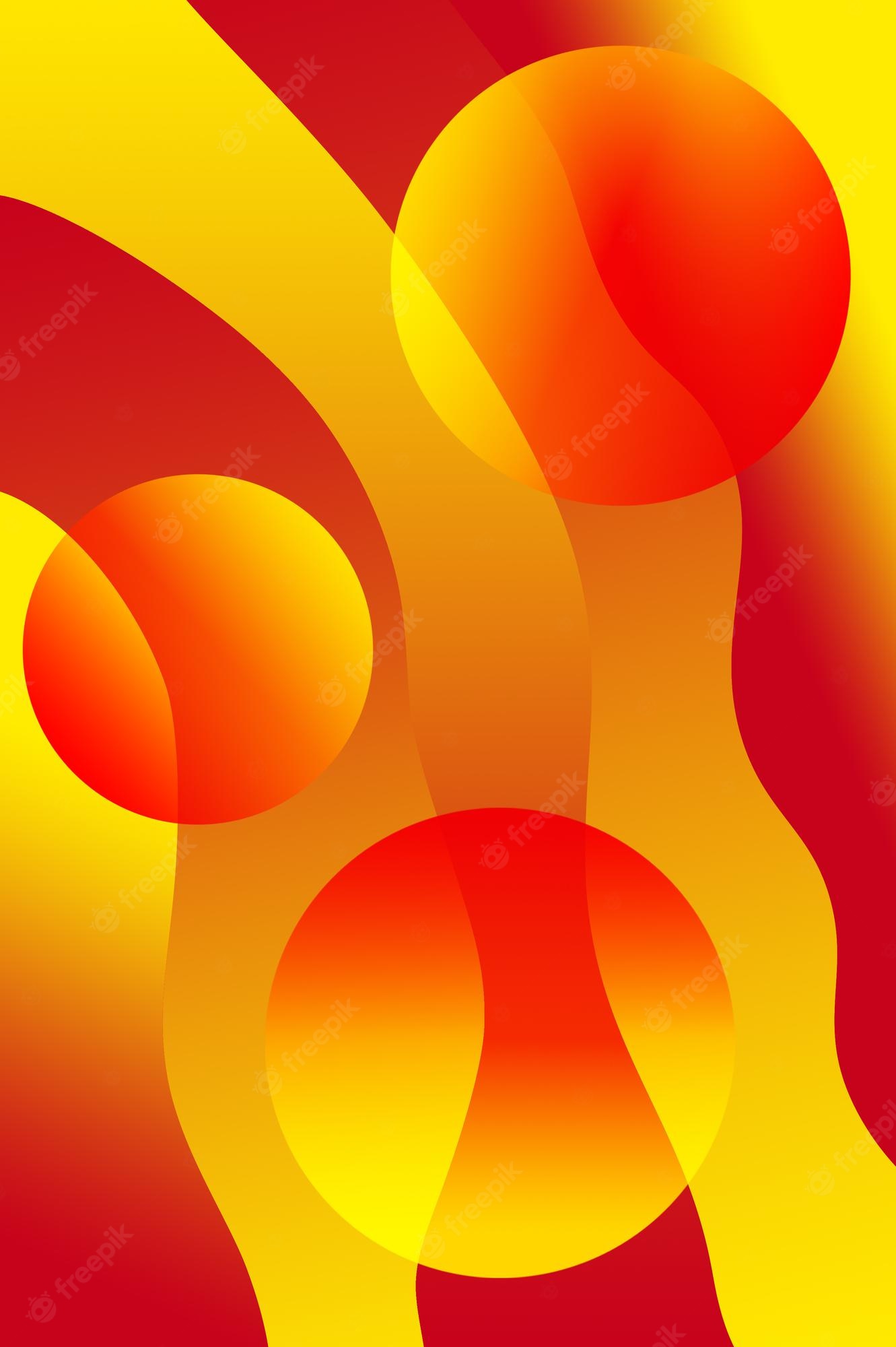 Orange Gradient Abstract Wallpapers