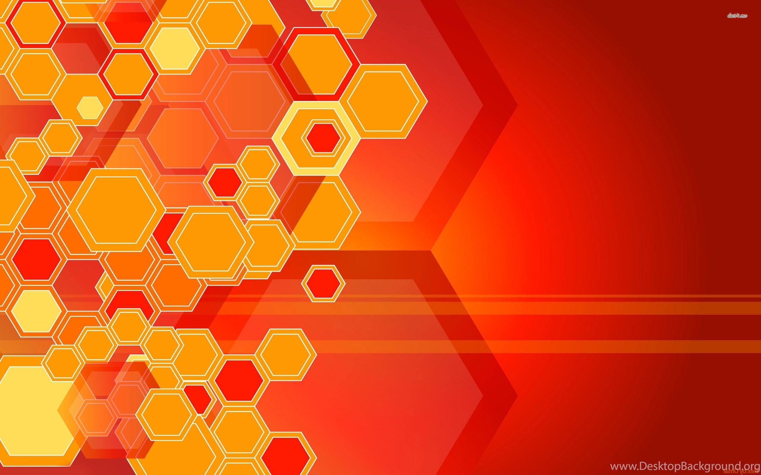 Orange Gradient Abstract Wallpapers