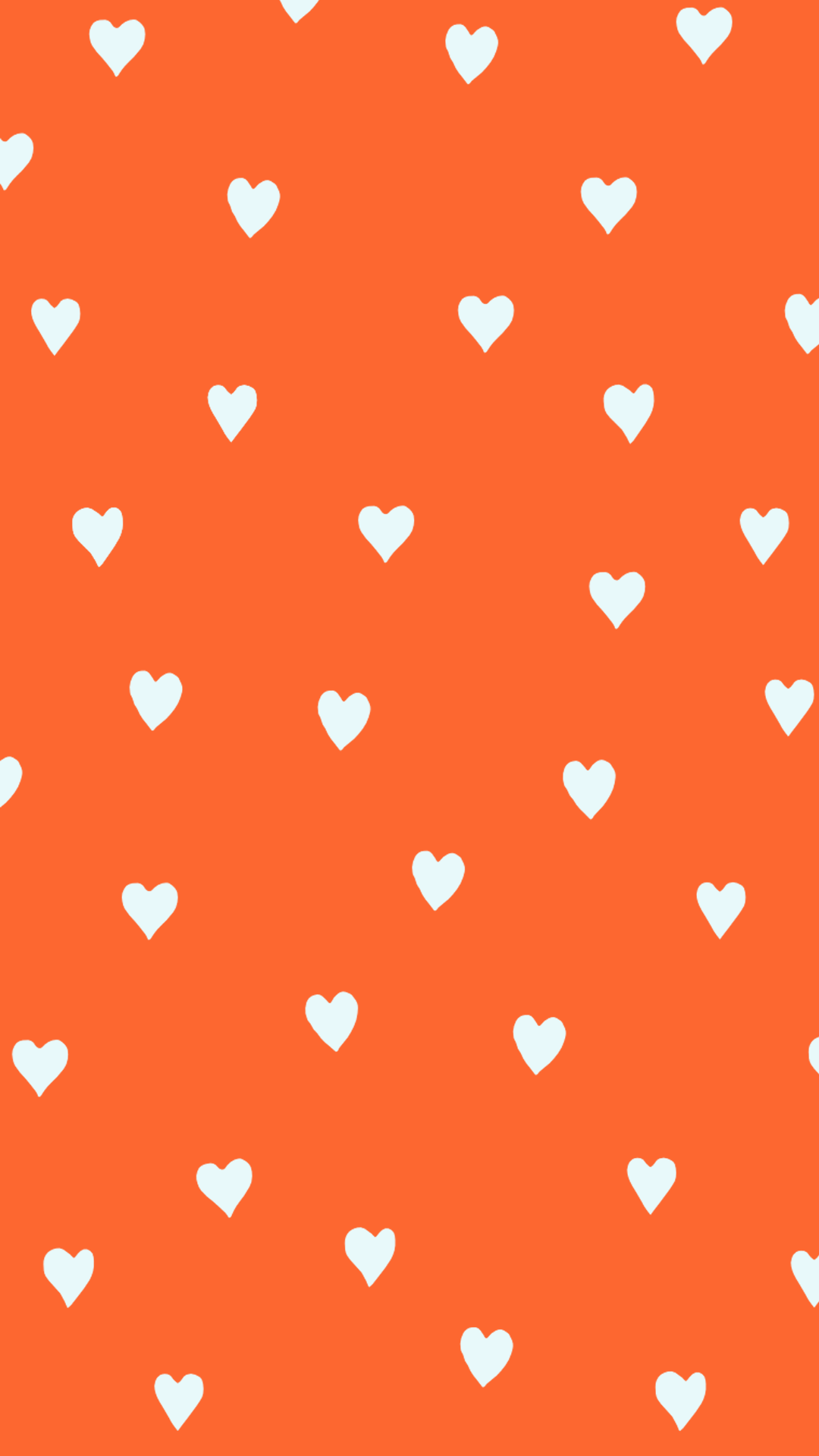 Orange Heart Wallpapers