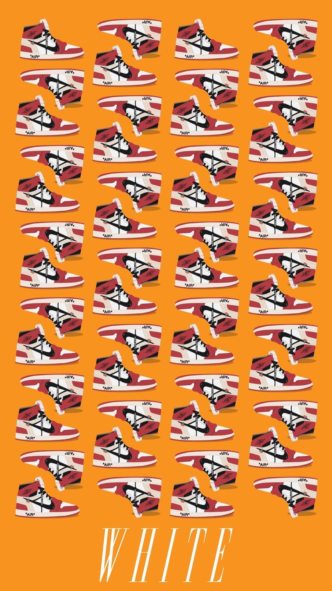 Orange Jordan Wallpapers