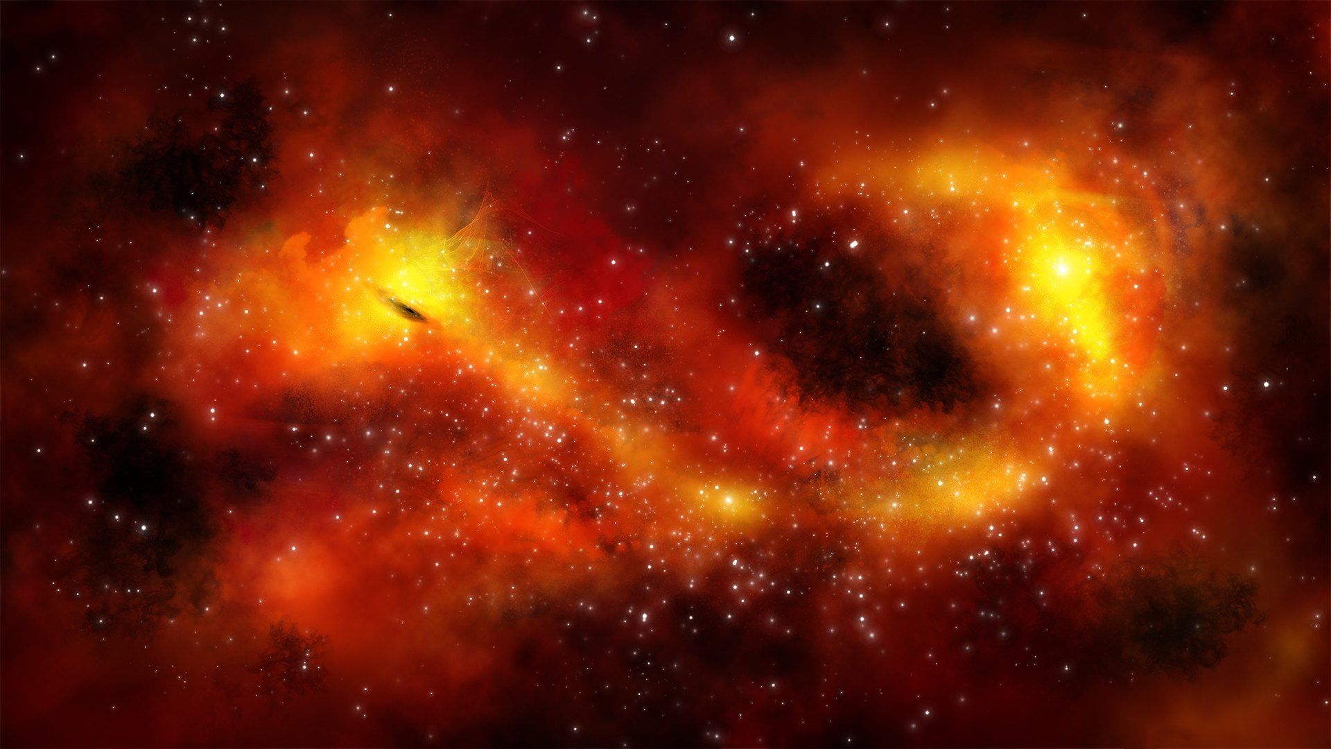 Orange Nebula Wallpapers