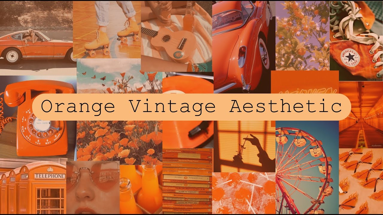 Orange Retro Aesthetic Wallpapers