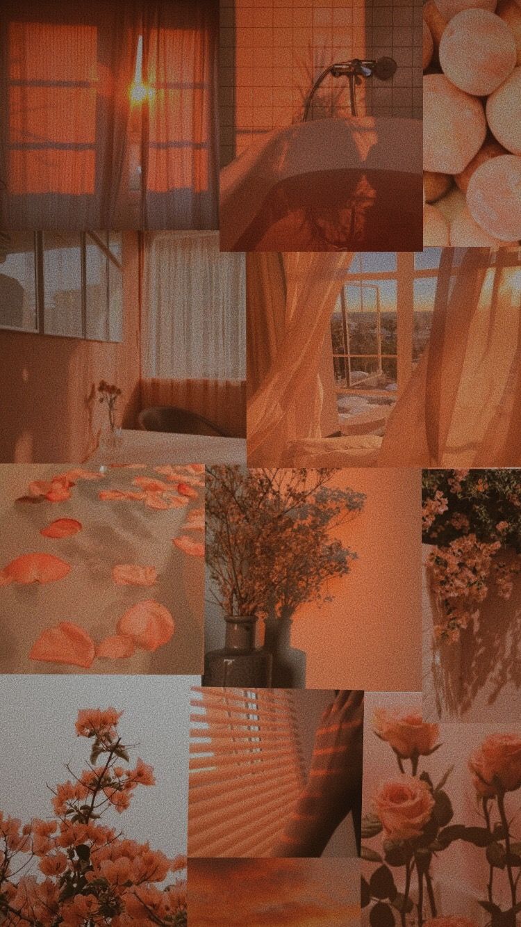 Orange Retro Aesthetic Wallpapers