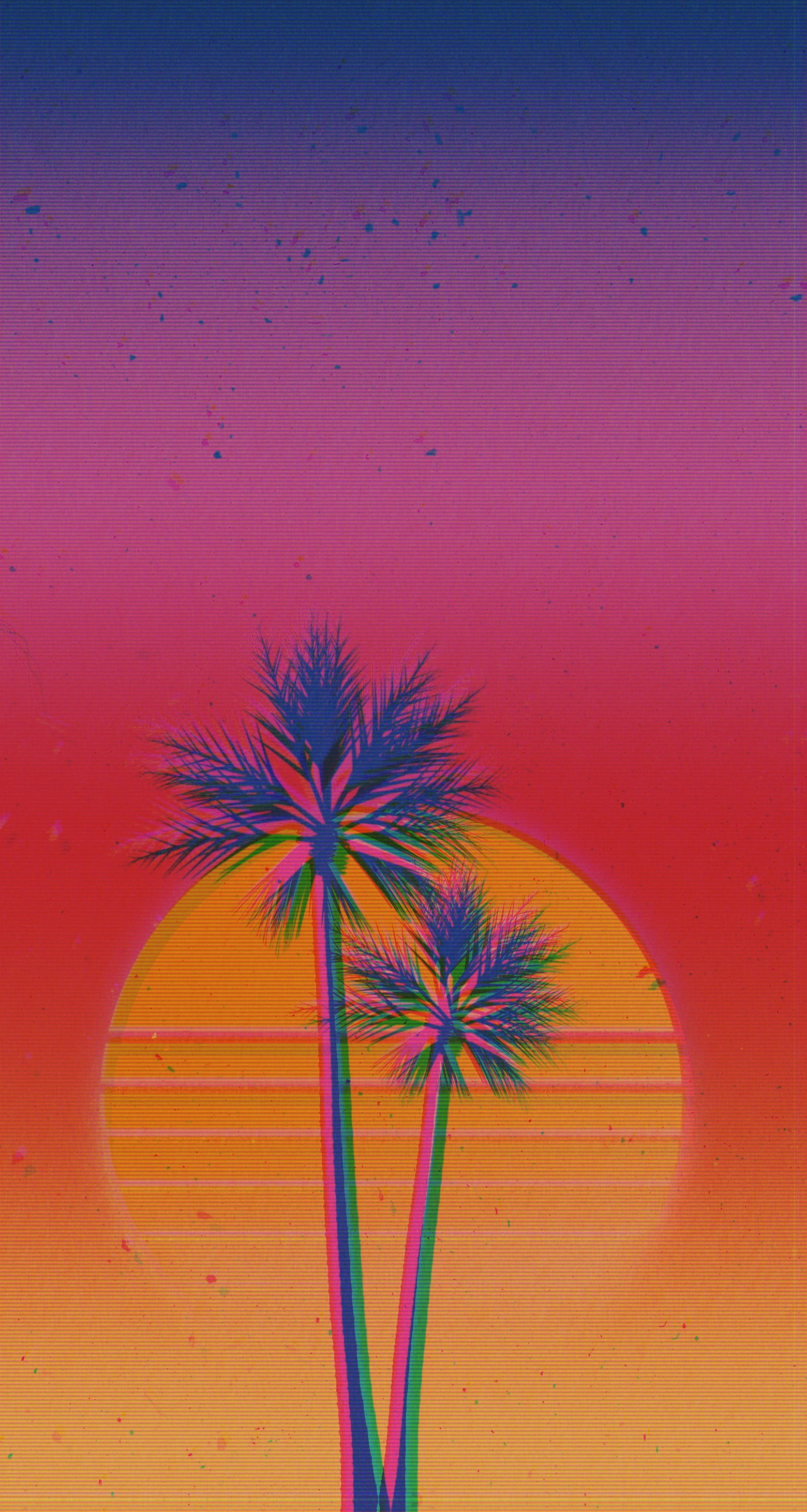 Orange Retro Aesthetic Wallpapers