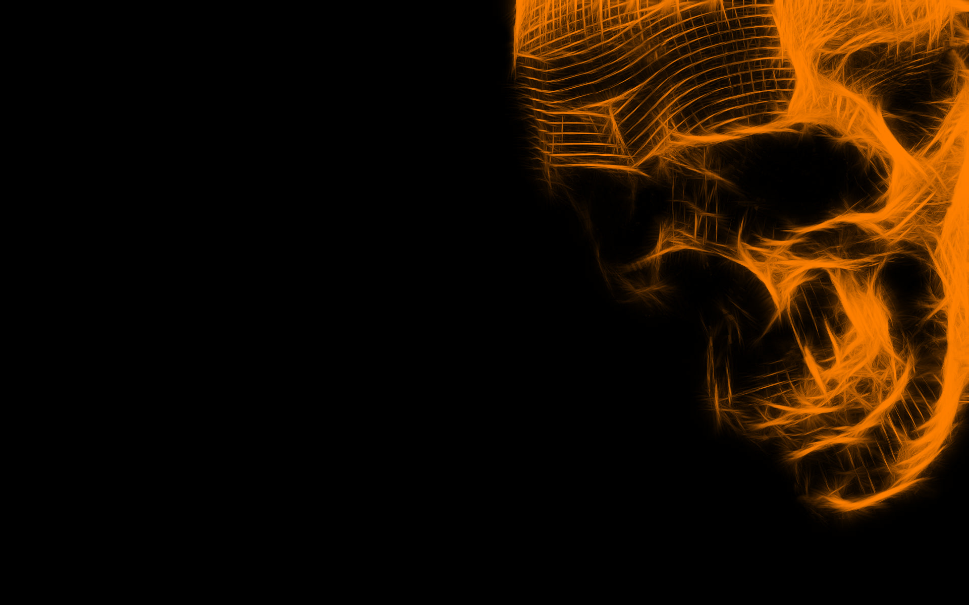 Orange Skull Wallpapers