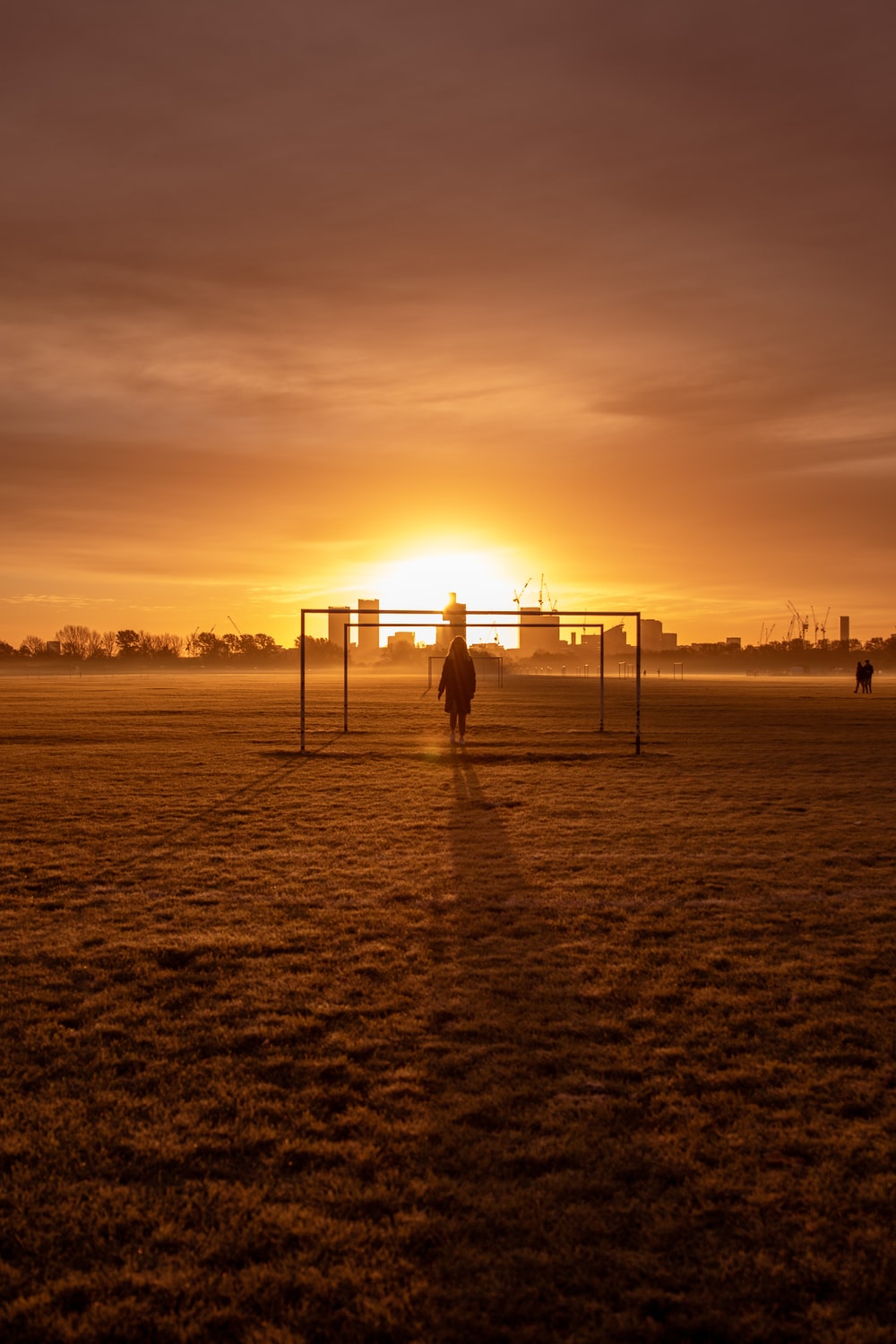 Orange Sunrise At Hills Wallpapers