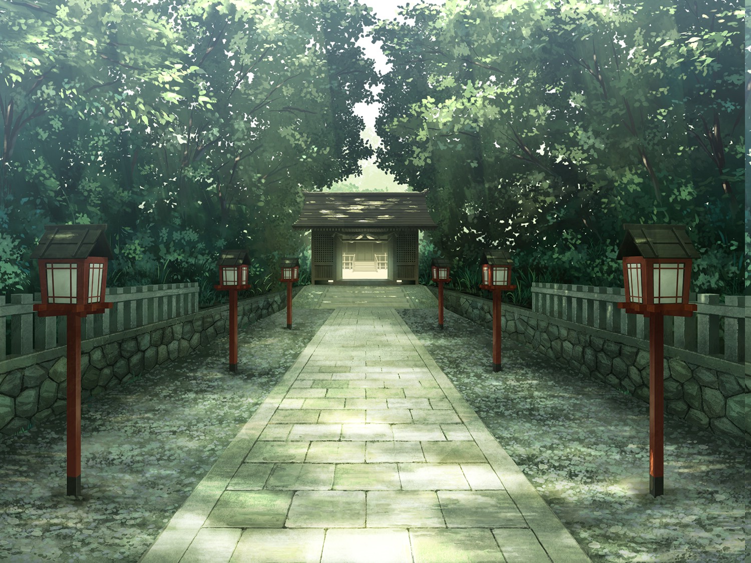 Original Anime Temple Wallpapers