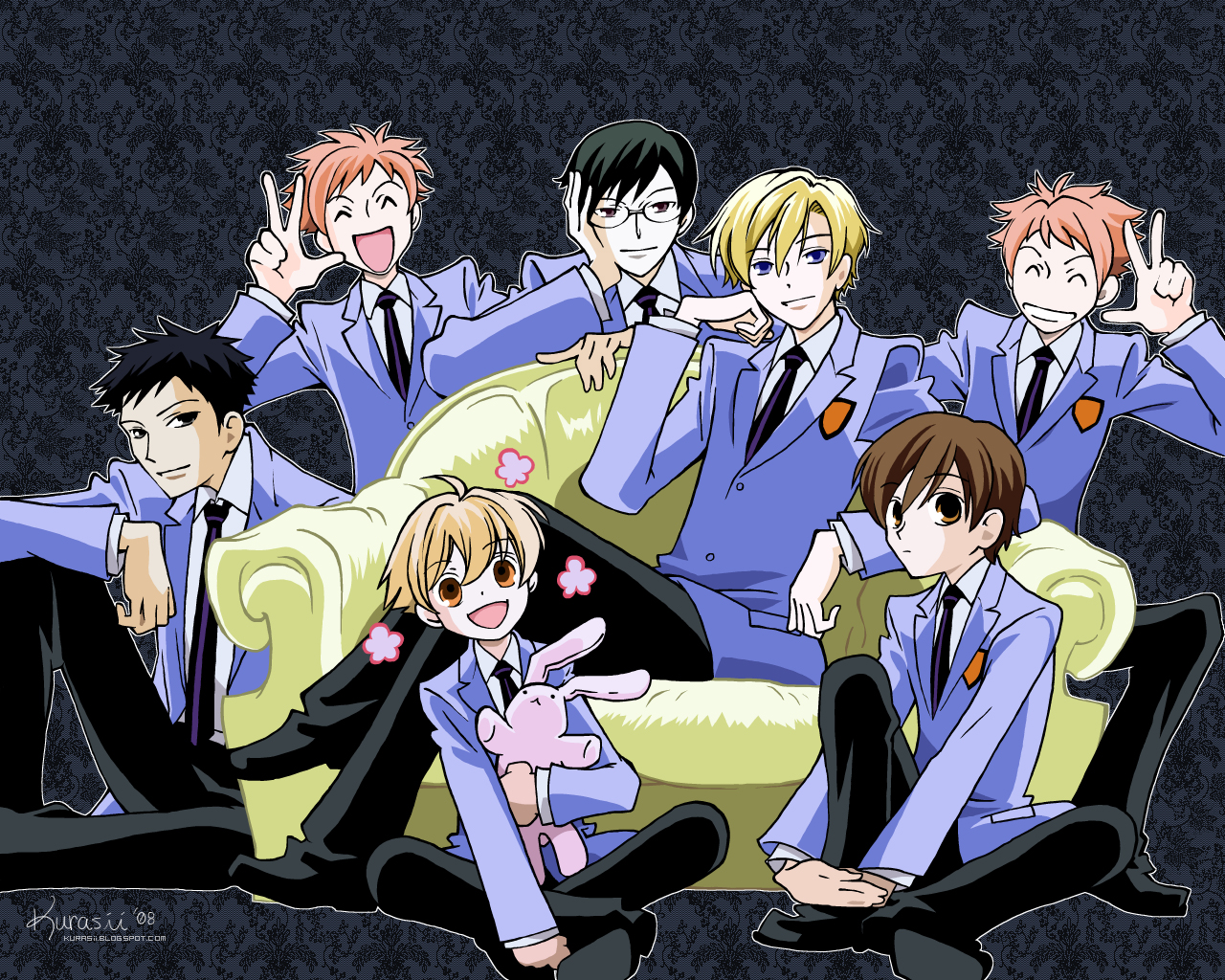 School host. Ouran High School host Club. Ouran Koukou host Club.