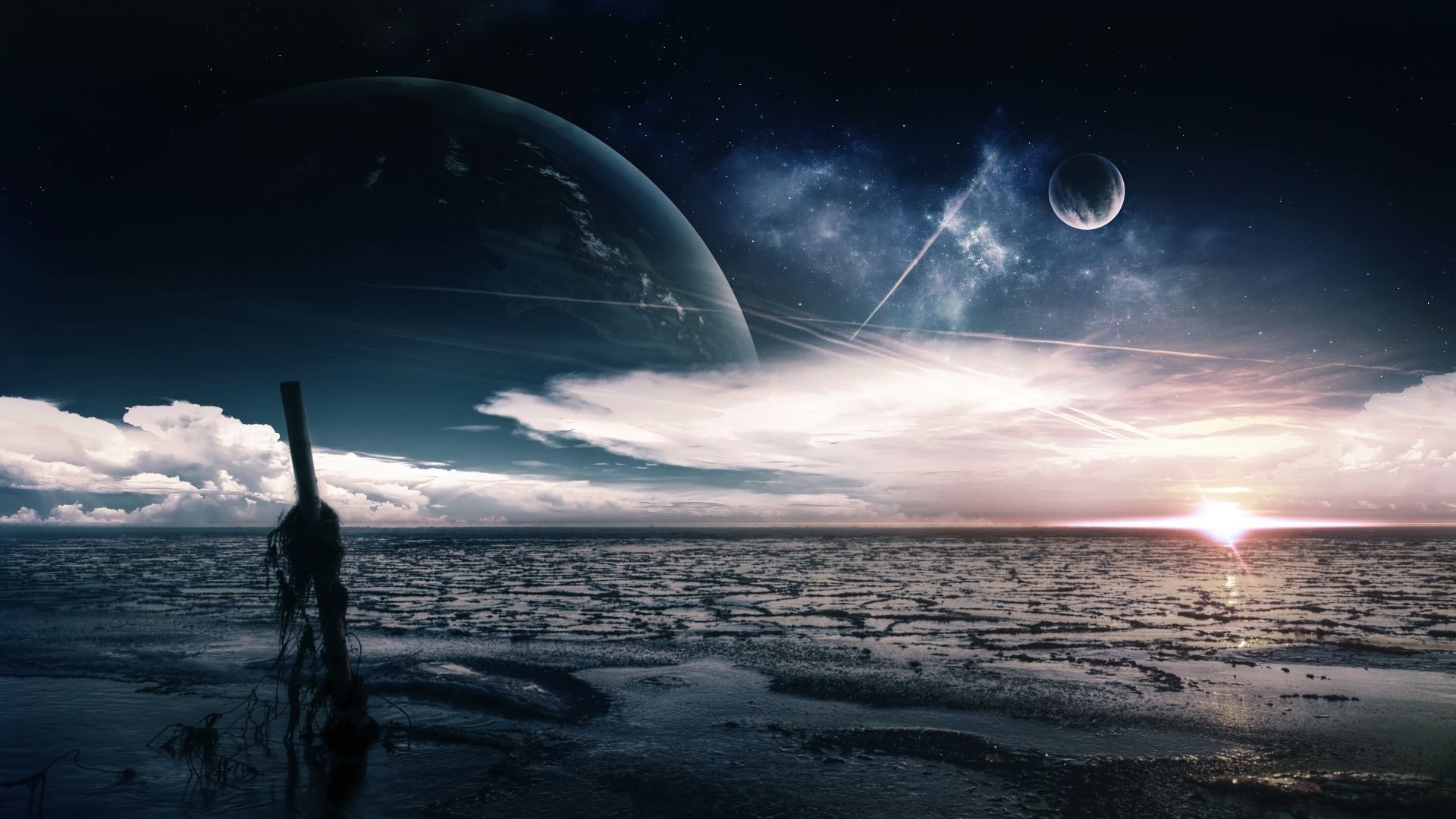 Out There Oceans Of Time HD Space Wallpapers