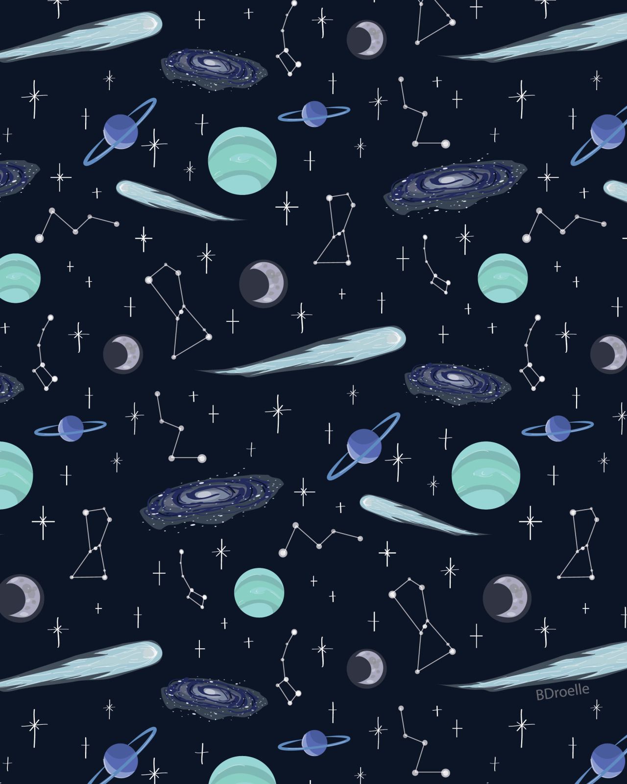 Outer Space Astronomy Universe Space Pattern Wallpapers