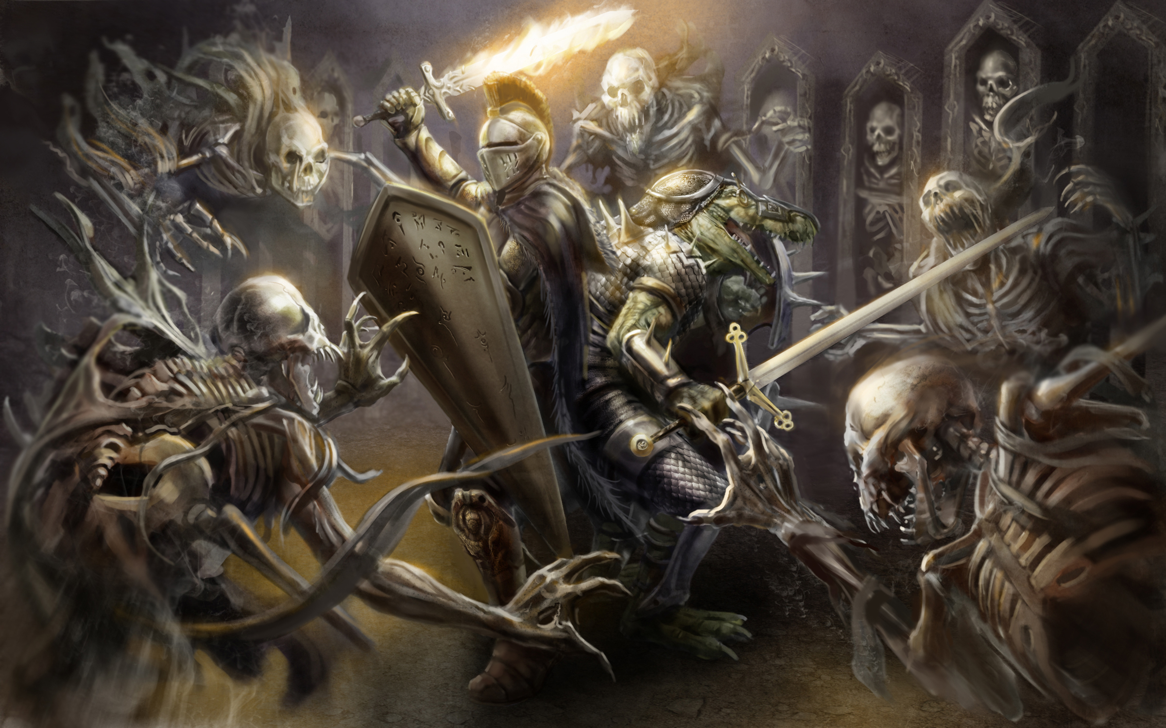 Outriders Skeleton Warrior Wallpapers