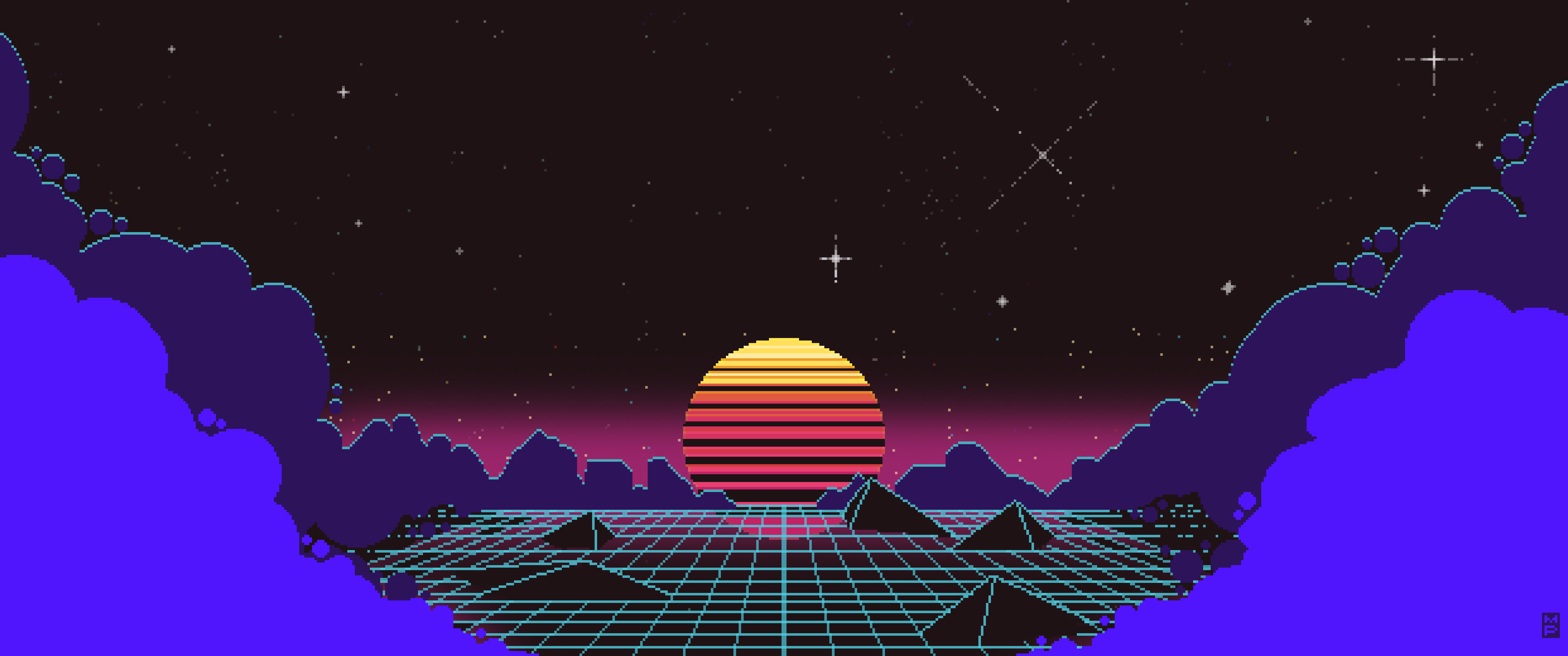 Outrun Sunset 4K Wallpapers