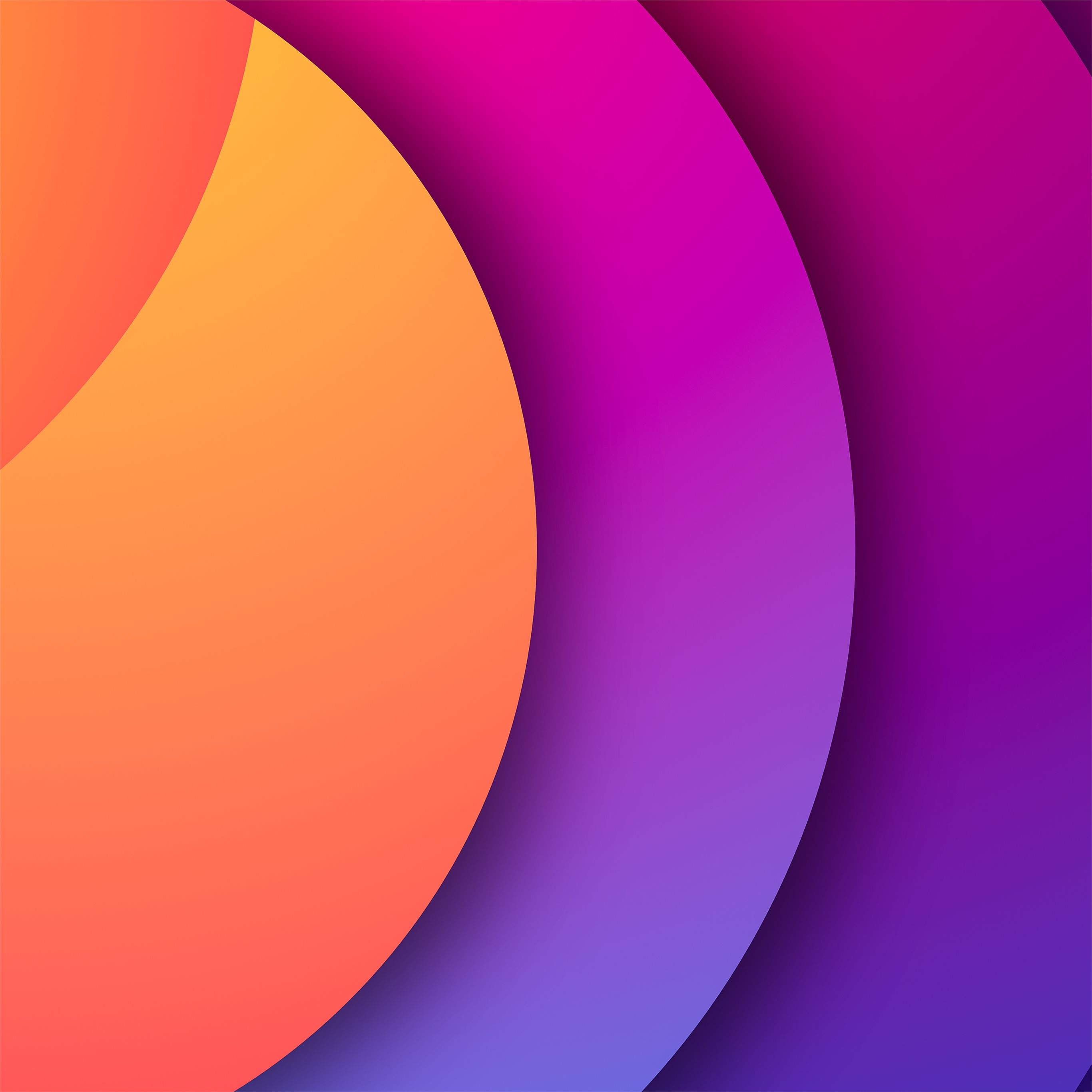 Oval Gradient Shapes 8K Wallpapers