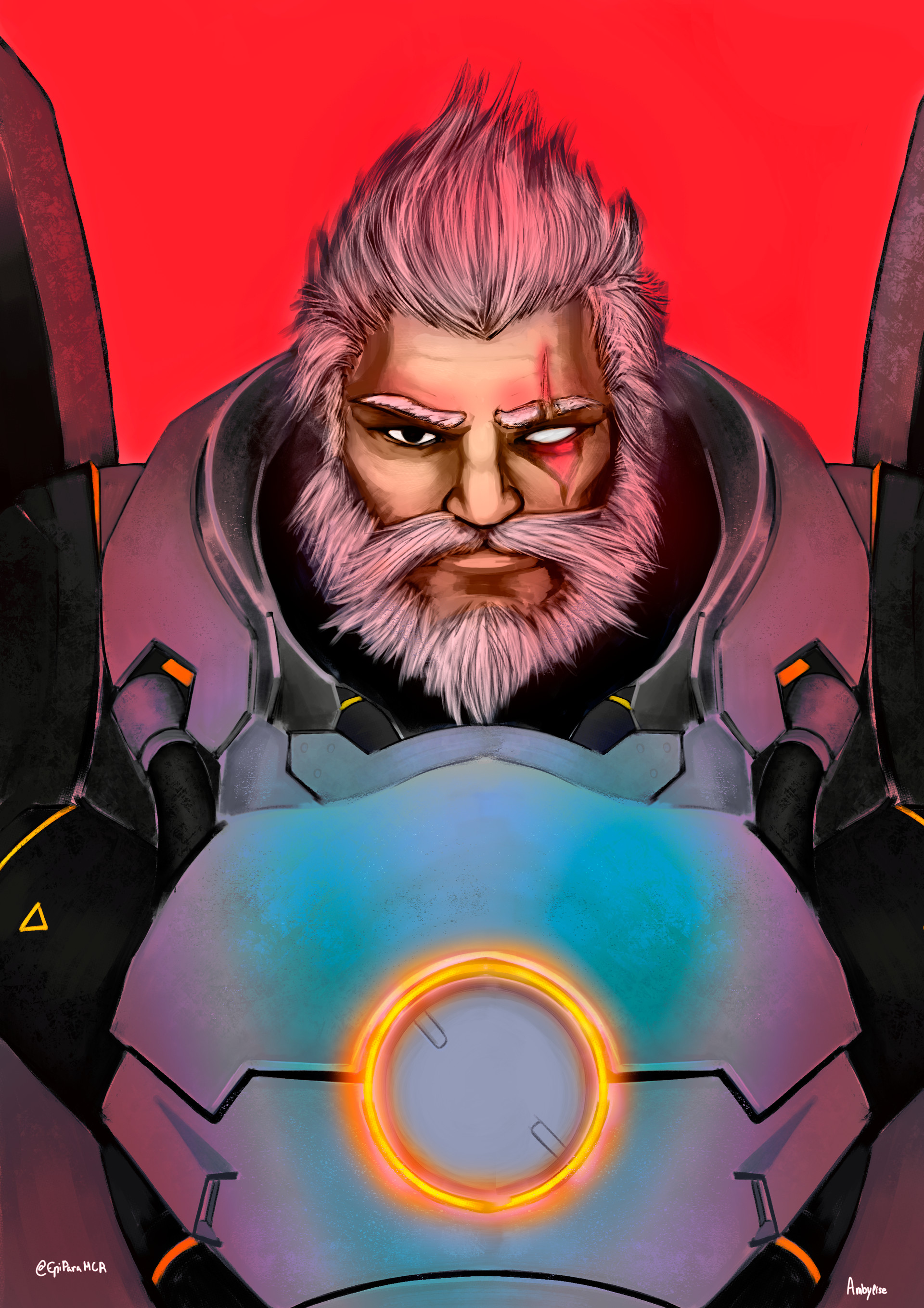 Overwatch Dva Winston Reinhardt Zarya Roadhog Artwork Wallpapers