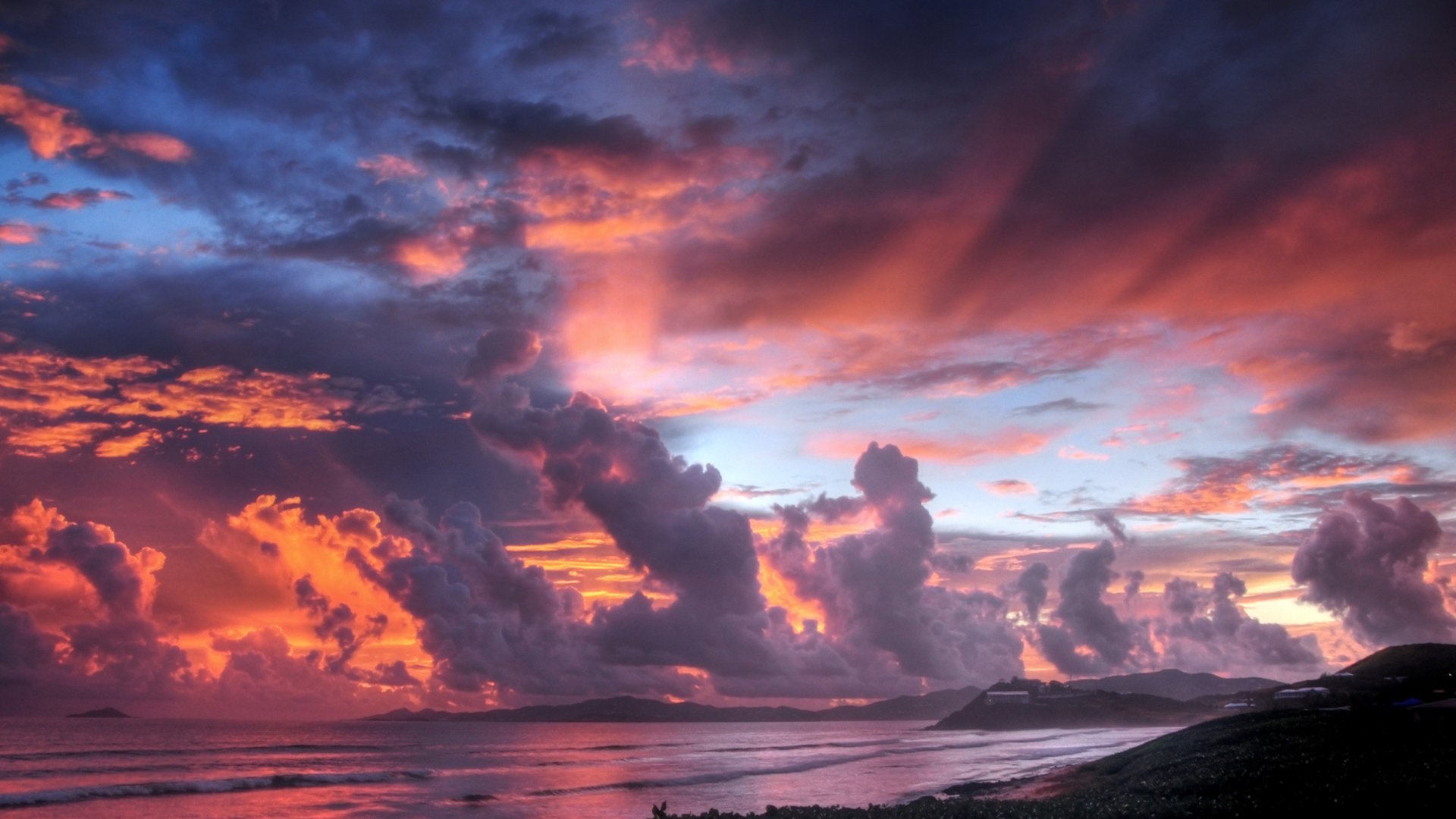 Pacific Sunset Sky Wallpapers