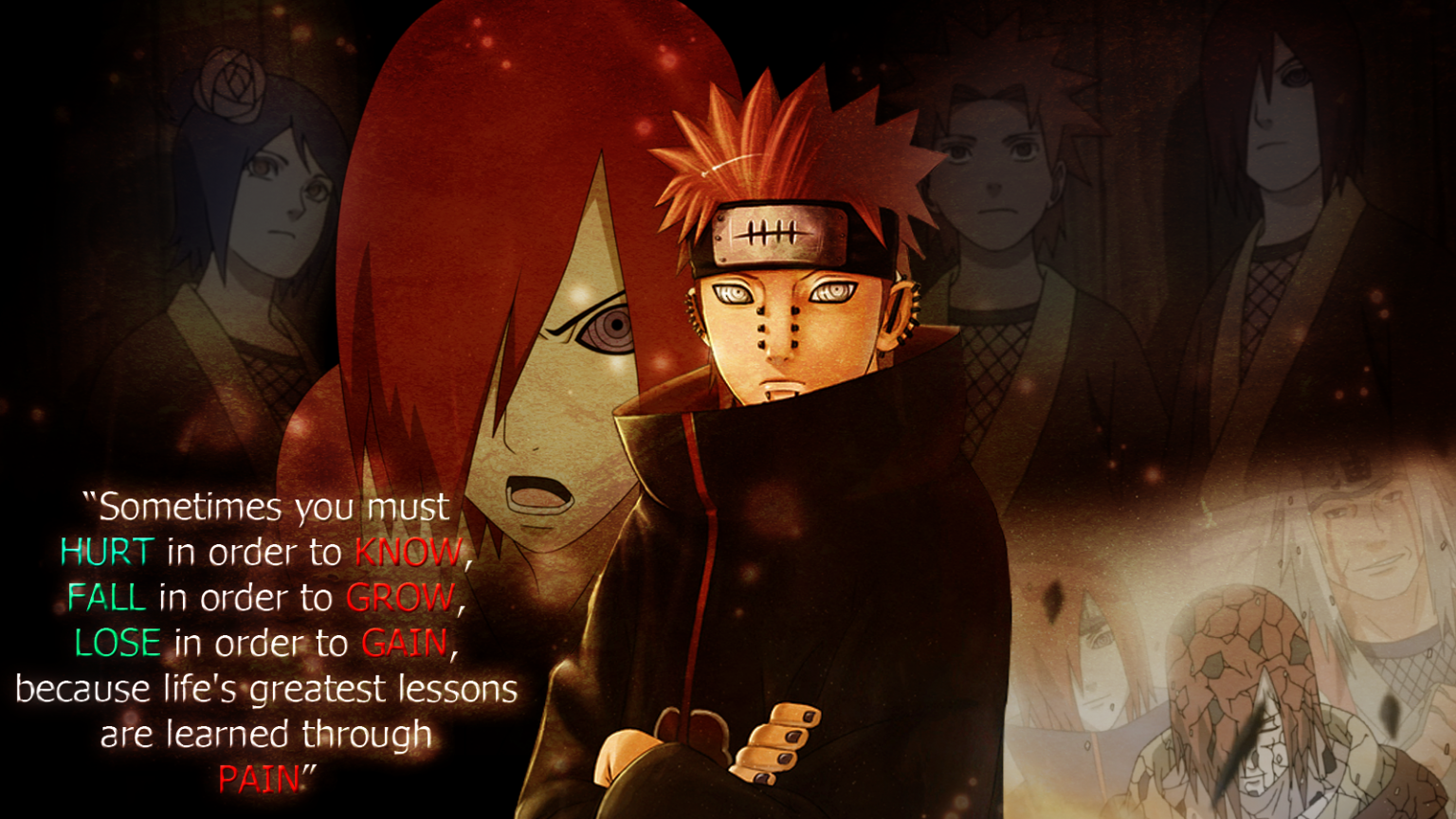 Pain Quotes Naruto Wallpapers