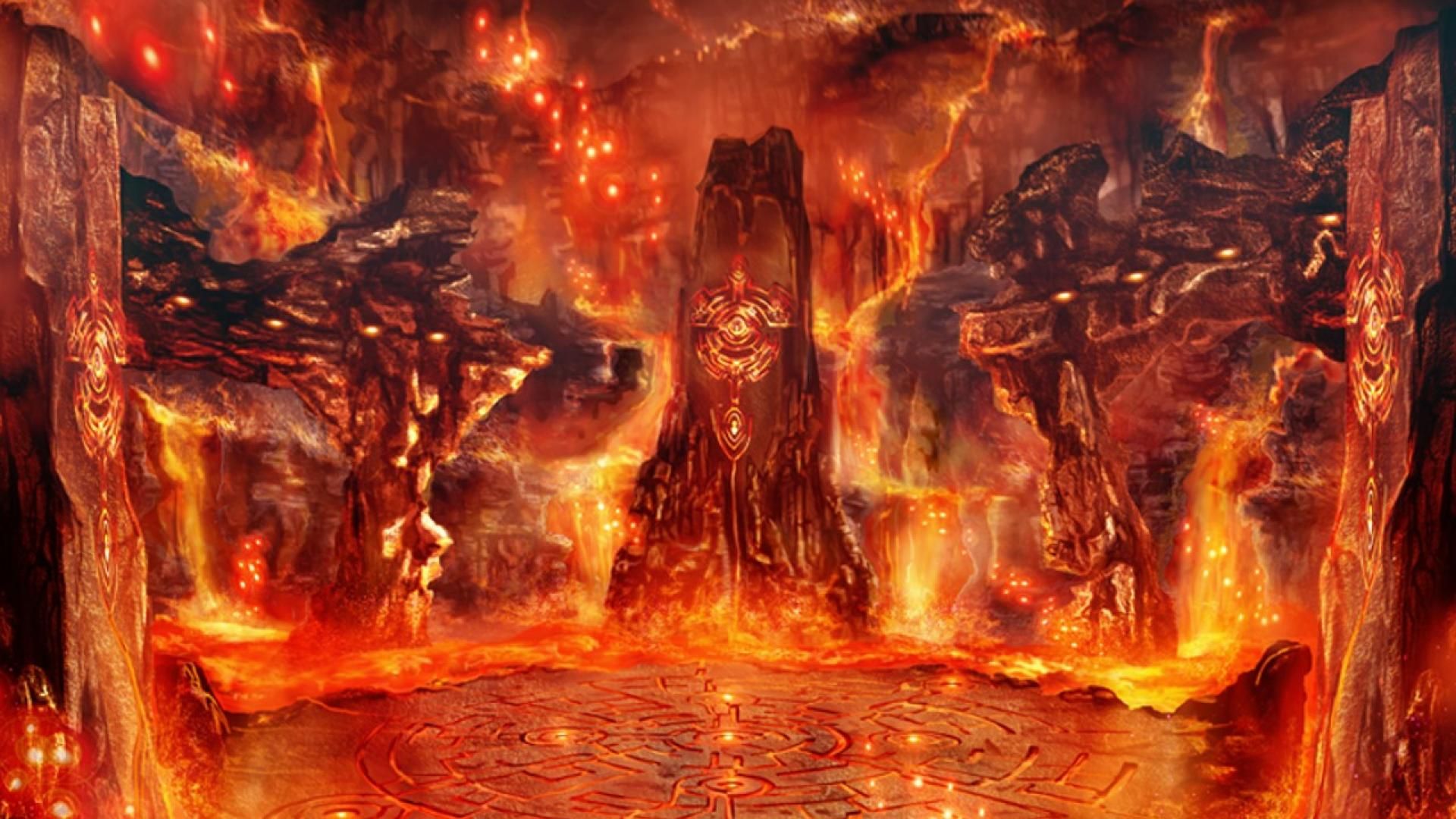 Painting Heaven And Hell
 Wallpapers