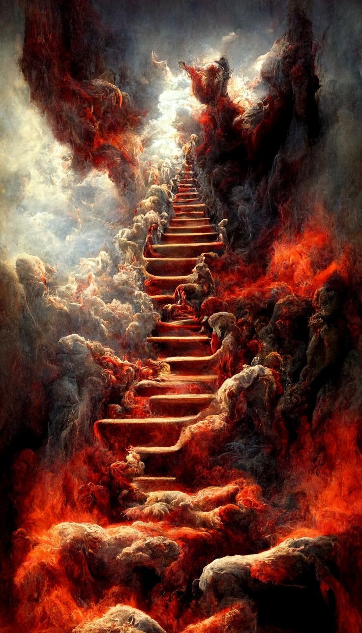 Painting Heaven And Hell
 Wallpapers