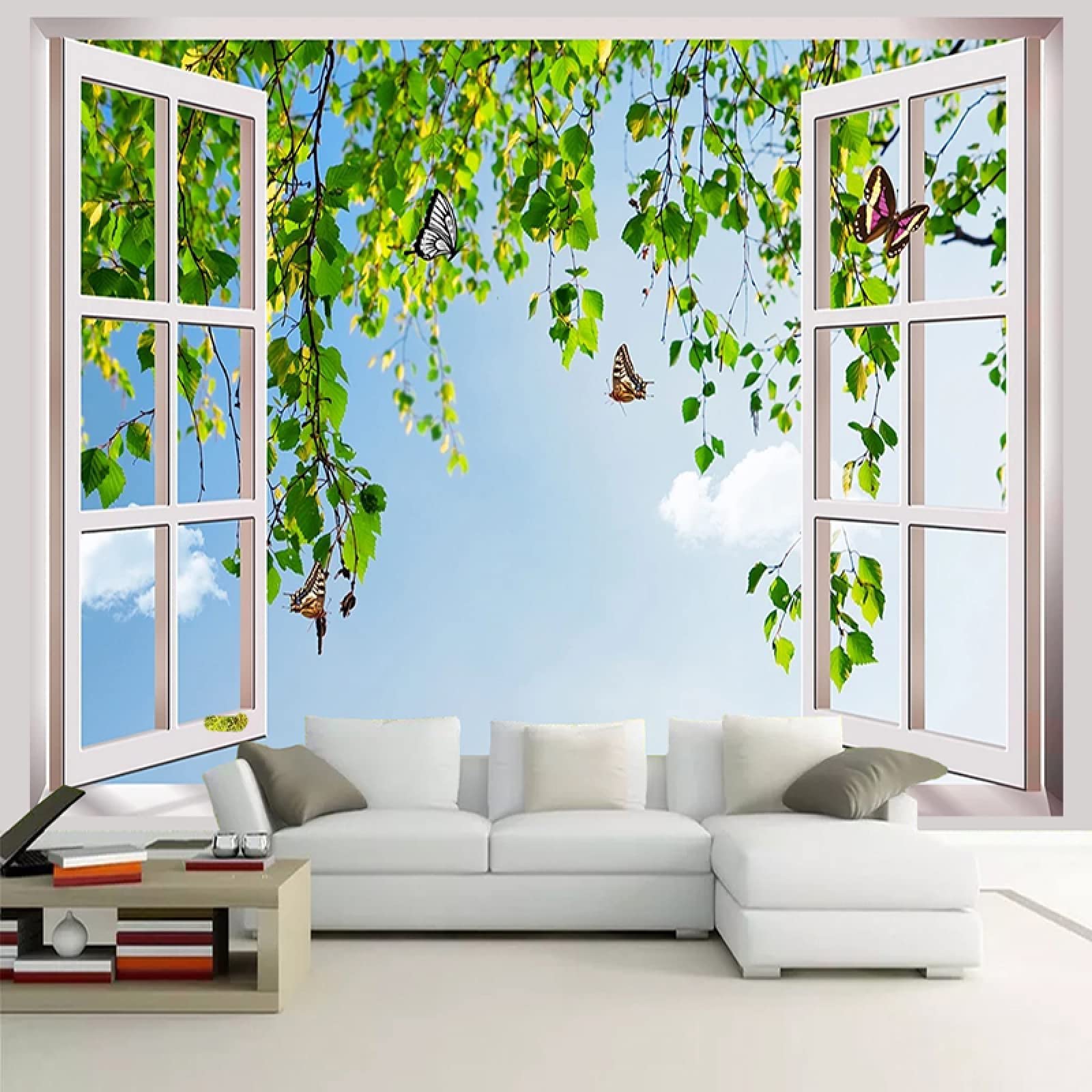 Painting Sky Green Art Wallpapers