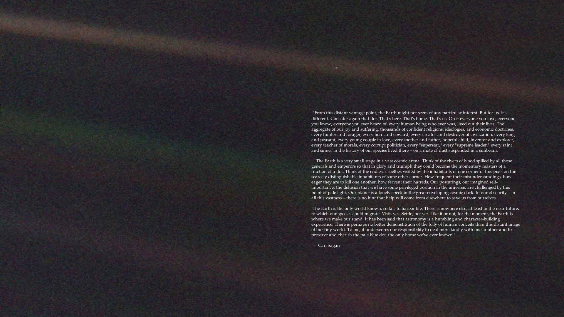 Pale Blue Dot Wallpapers