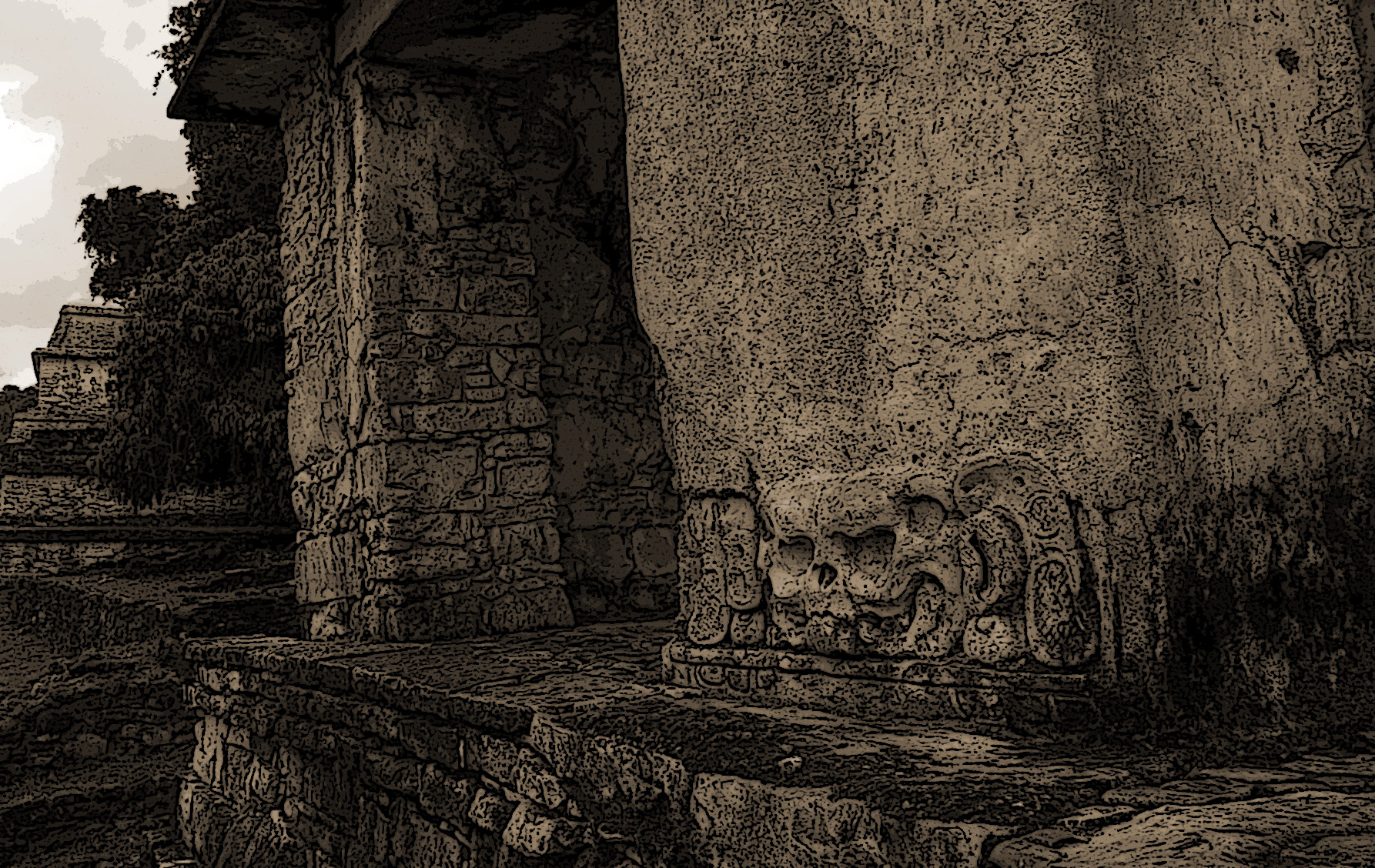 Palenque'S Temple Of The Skull Wallpapers