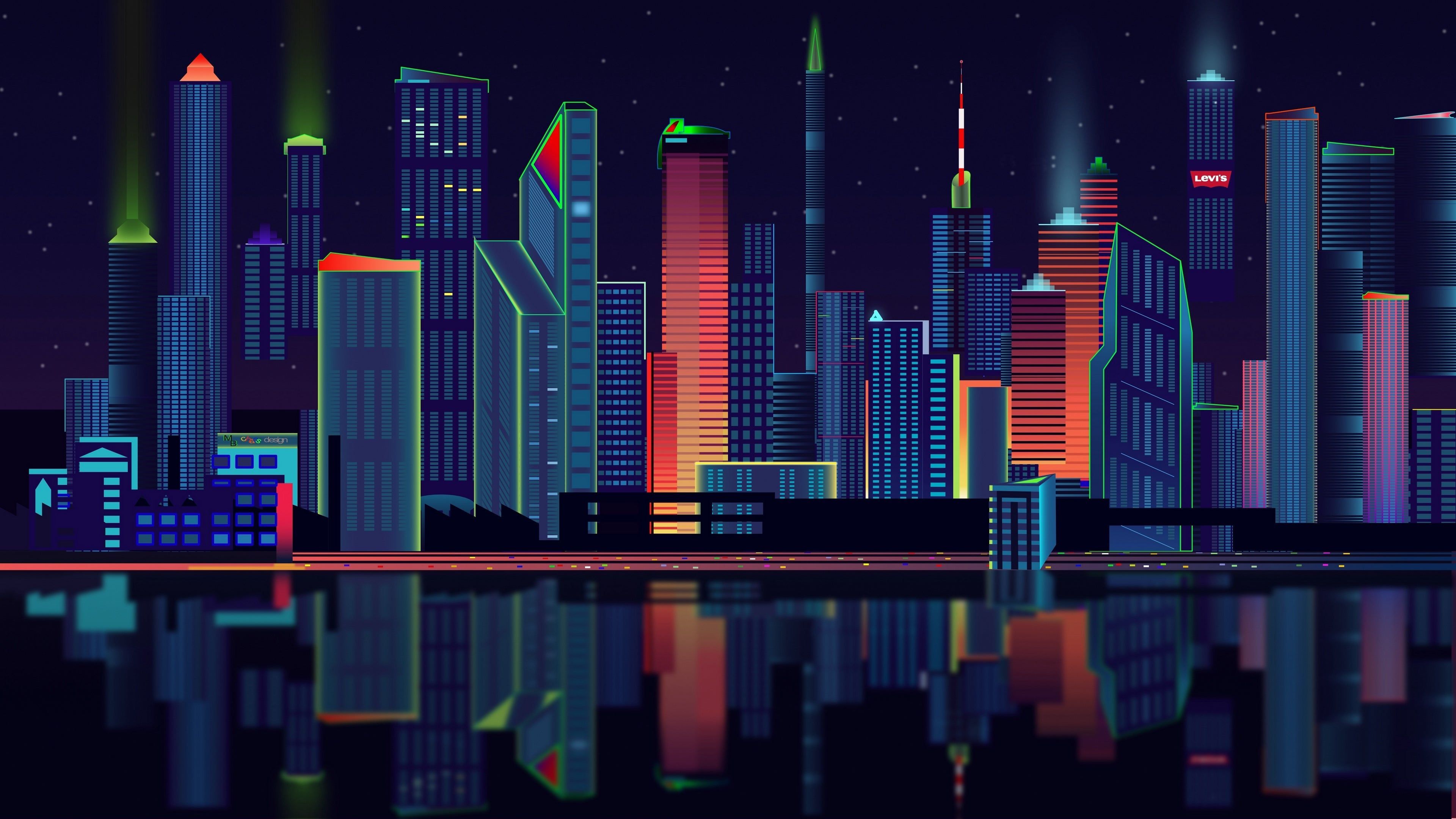 Panorama Vector City Wallpapers