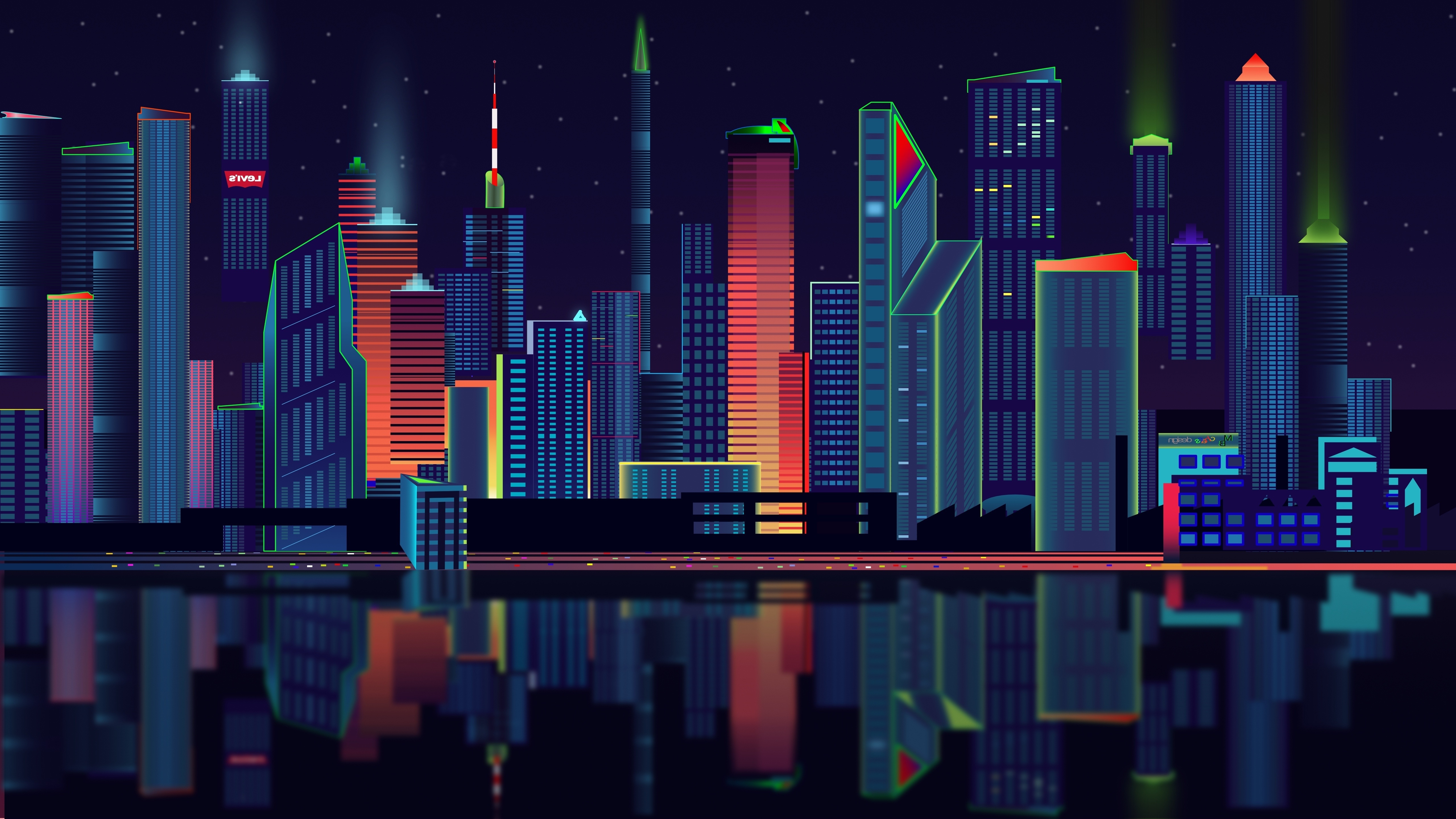 Panorama Vector City Wallpapers