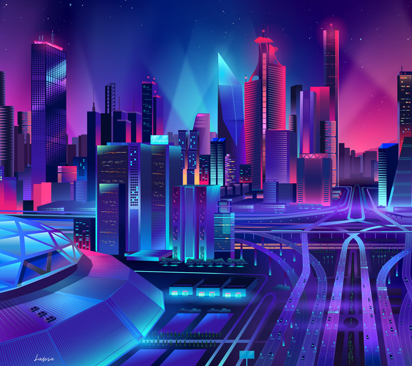 Panorama Vector City Wallpapers