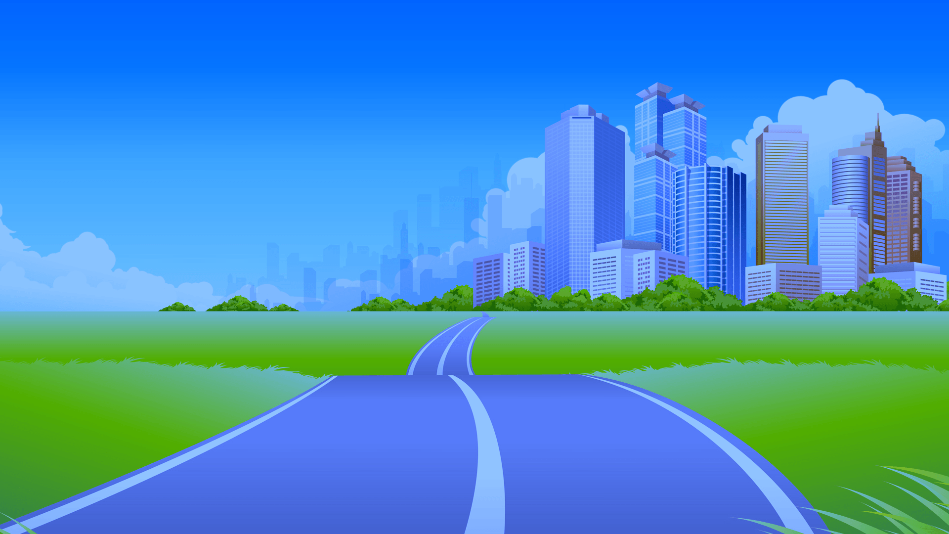 Panorama Vector City Wallpapers