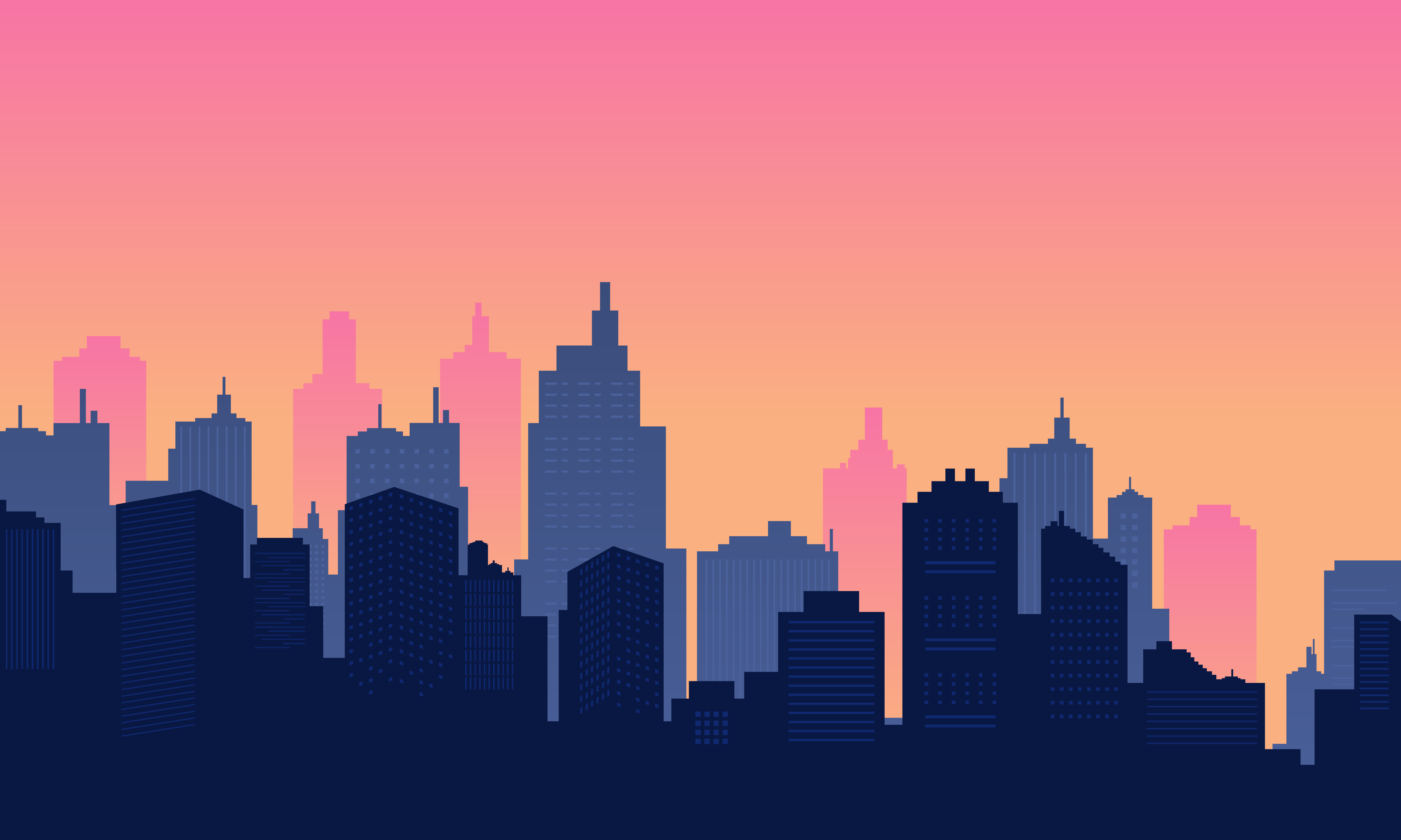 Panorama Vector City Wallpapers