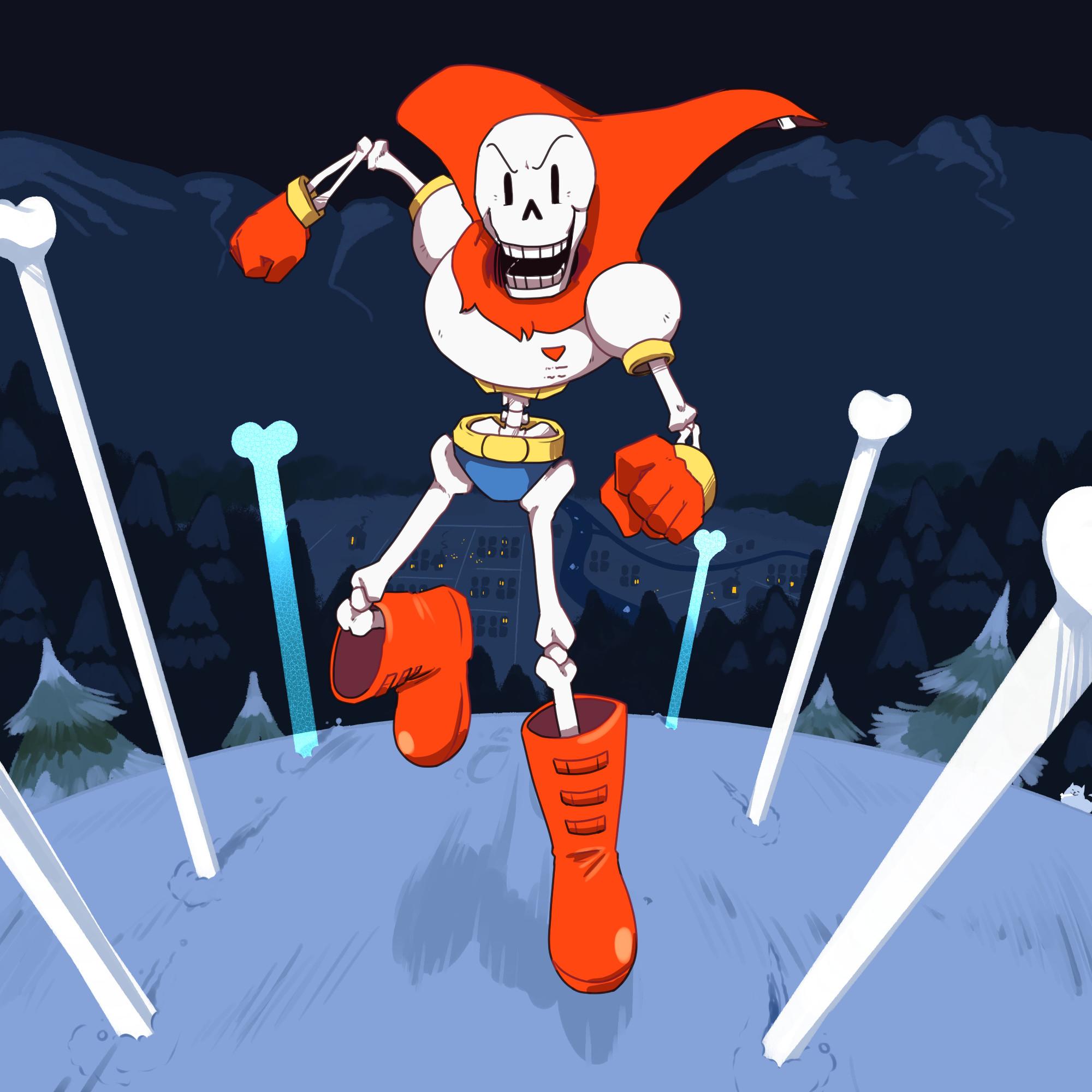 Papyrus Undertale Background