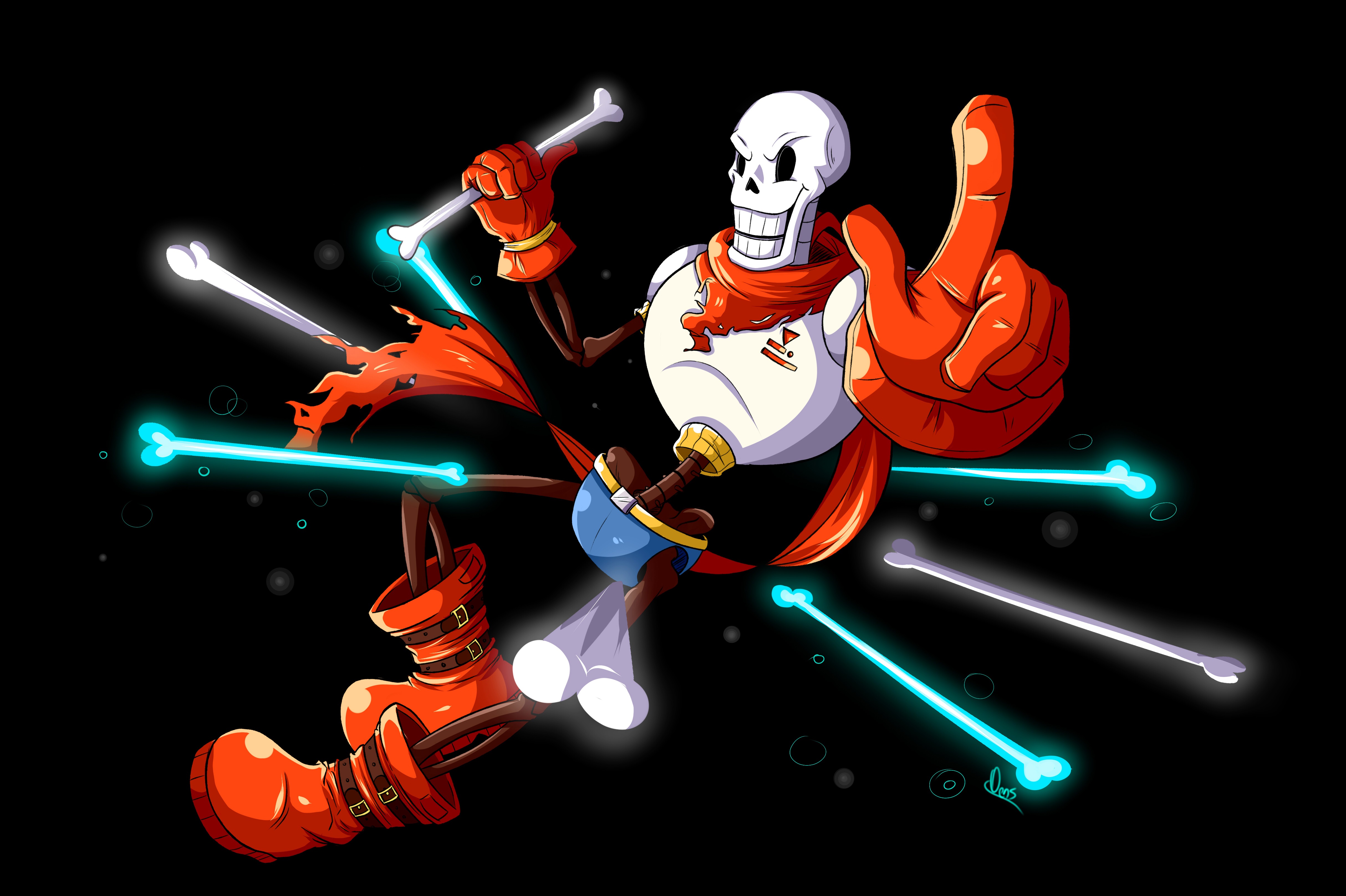 Papyrus Undertale Background