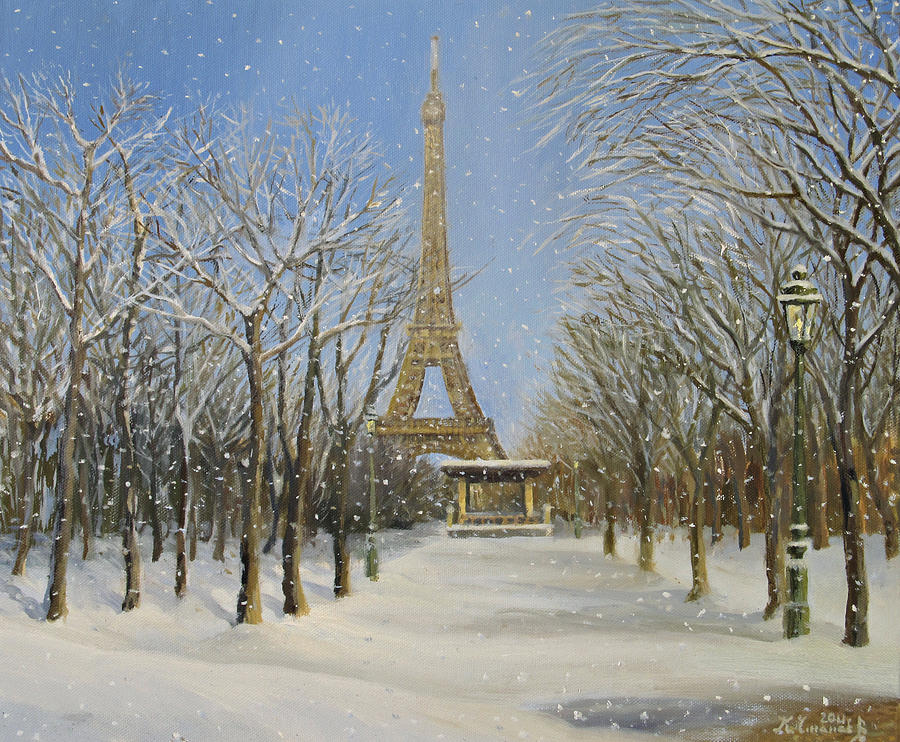 Paris Snow Wallpapers