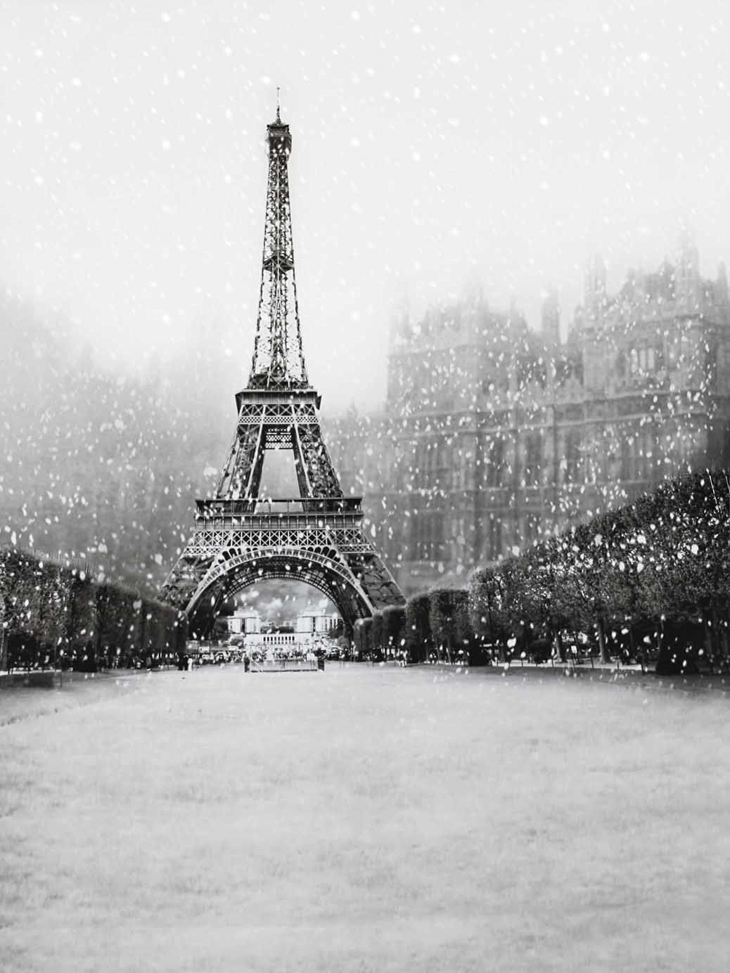 Paris Snow Wallpapers