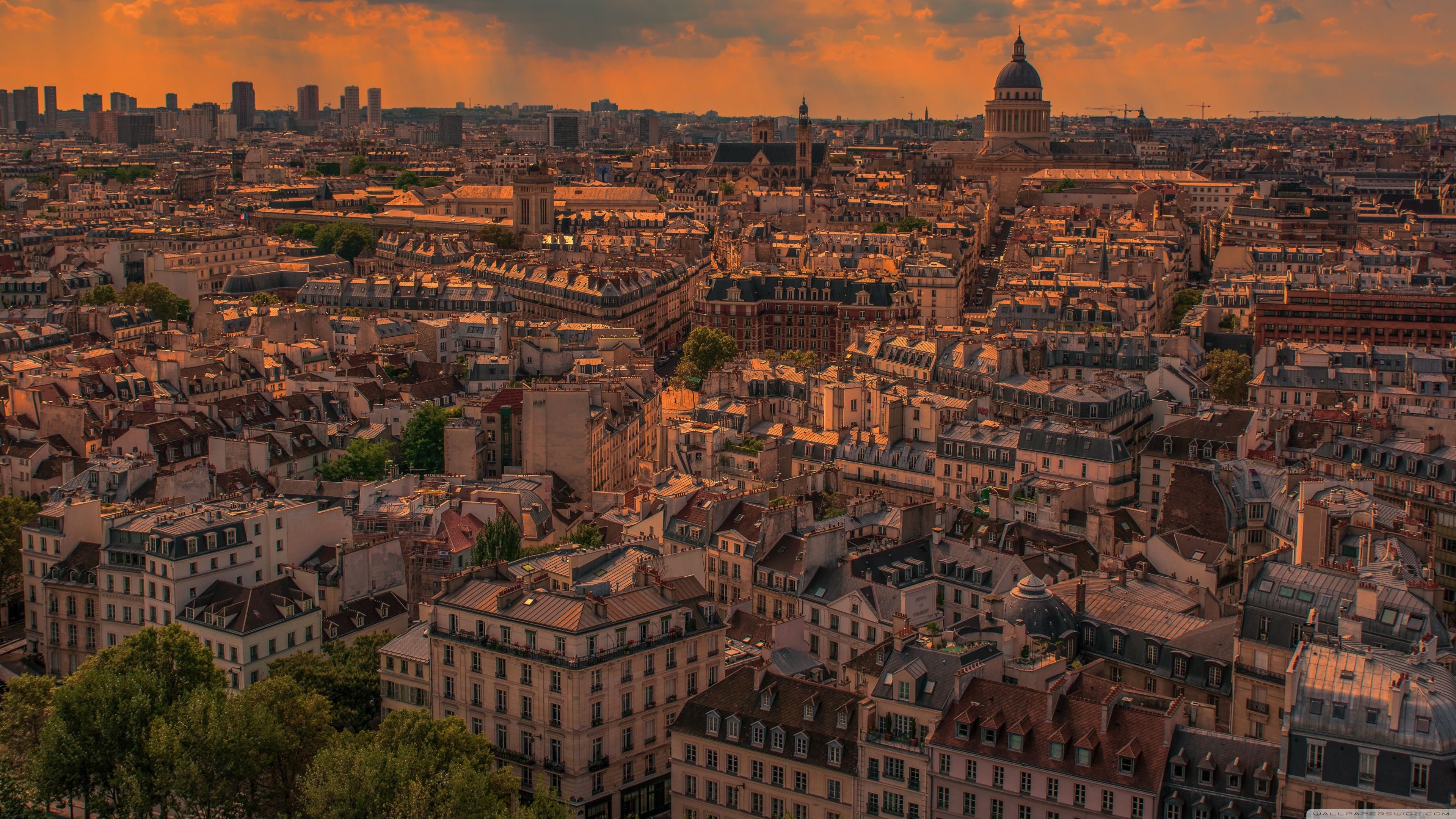 Paris Sunset Wallpapers