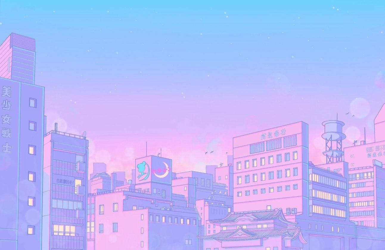 Pastel Aesthetic City Iphone Wallpapers