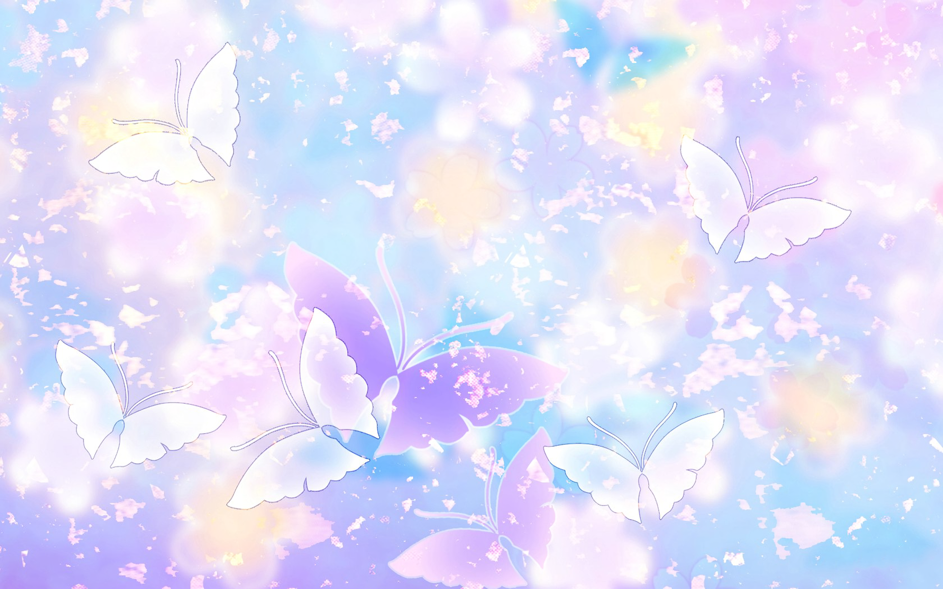 Pastel Butterfly Wallpapers