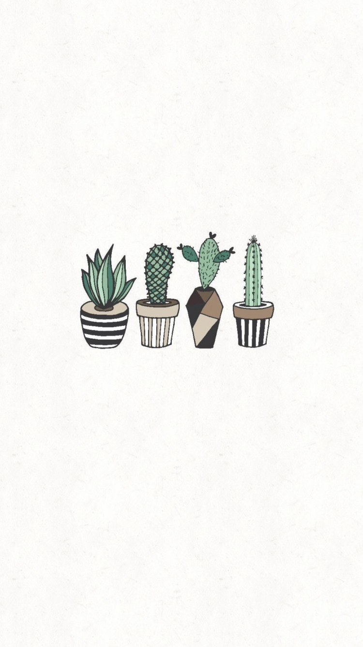 Pastel Cactus Wallpapers