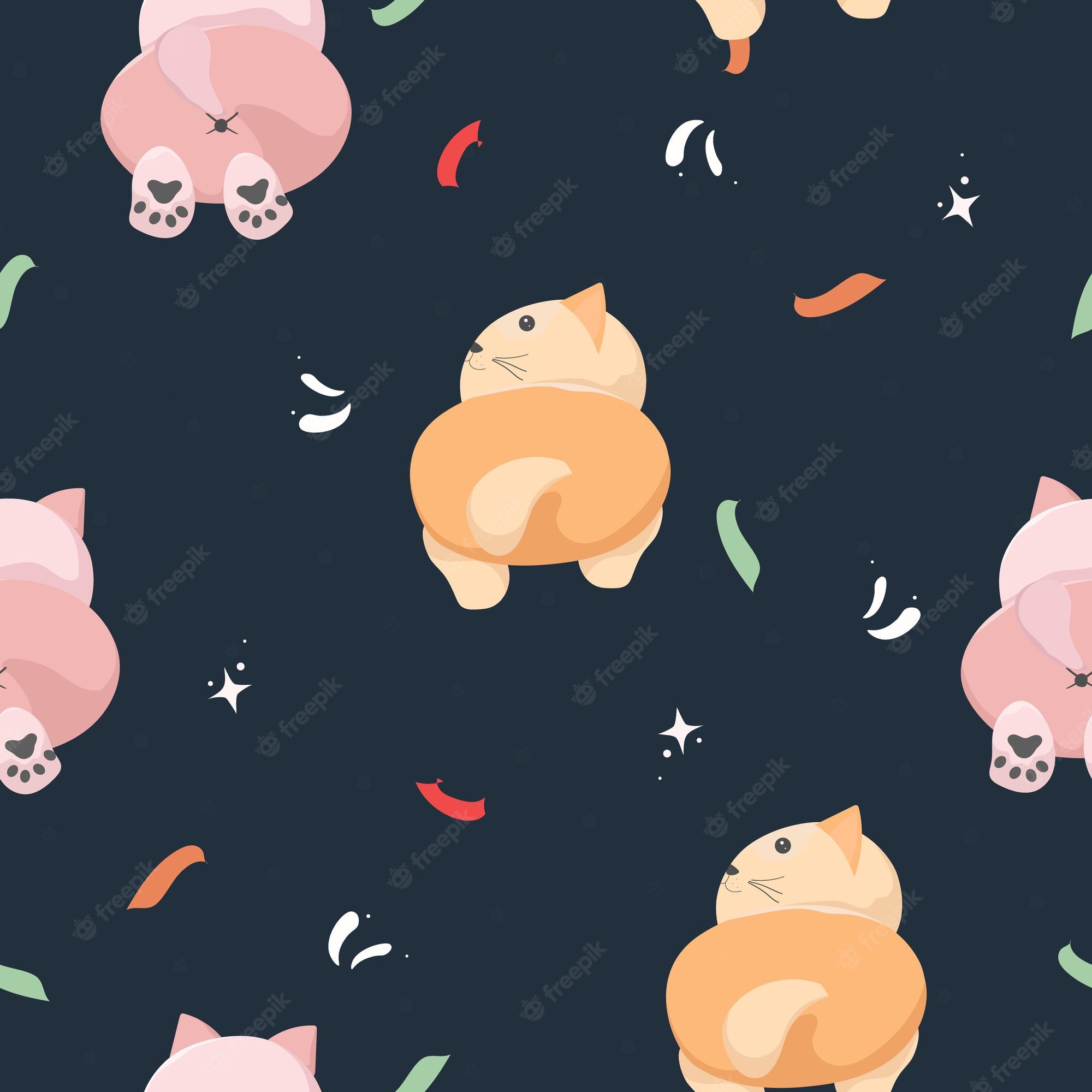 Pastel Cat Wallpapers