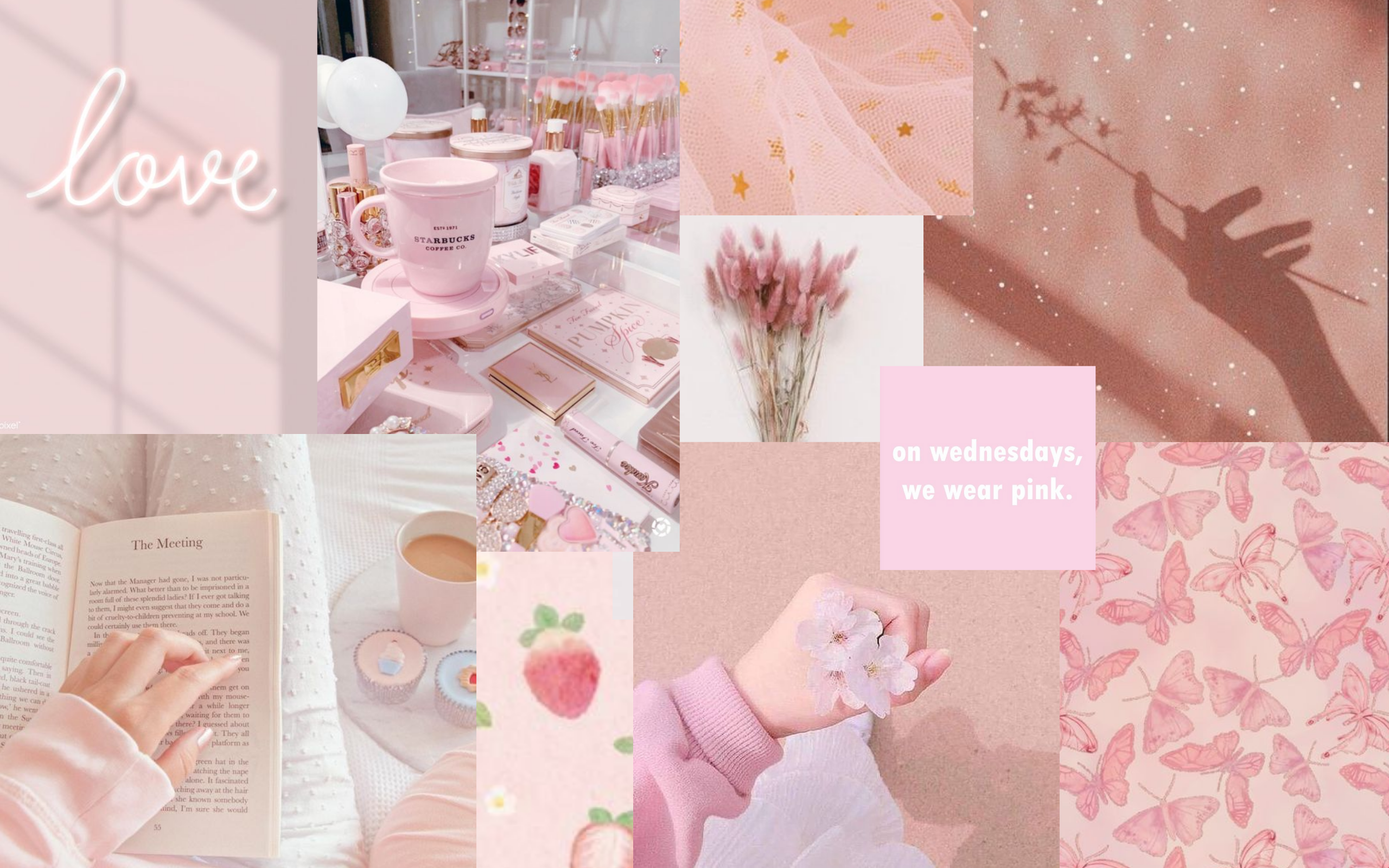 Pastel Collage Desktop Wallpapers