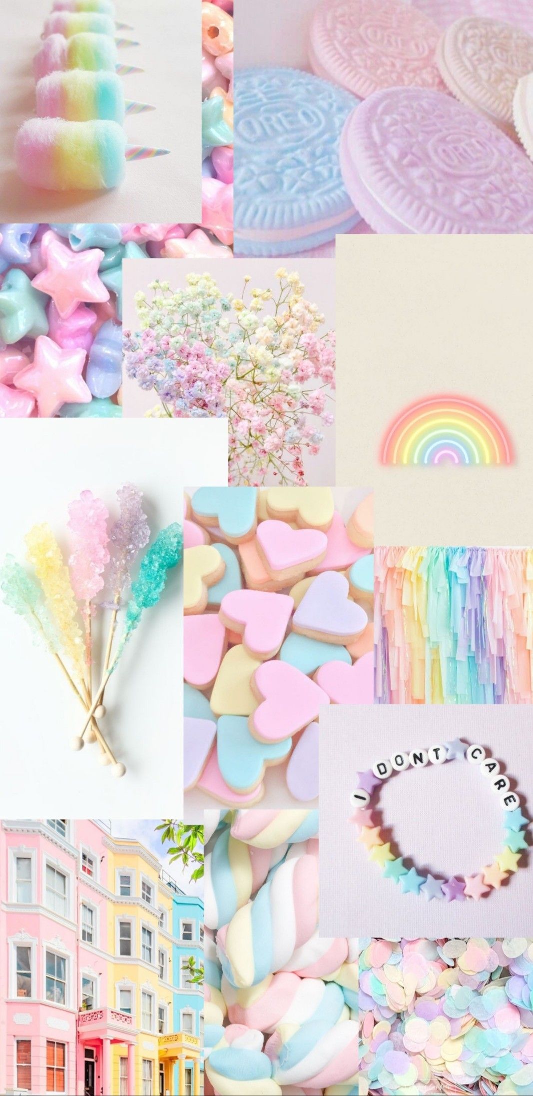 Pastel Collage Wallpapers