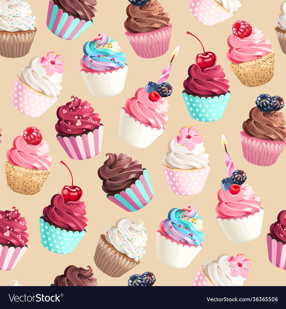 Pastel Cupcake Wallpapers