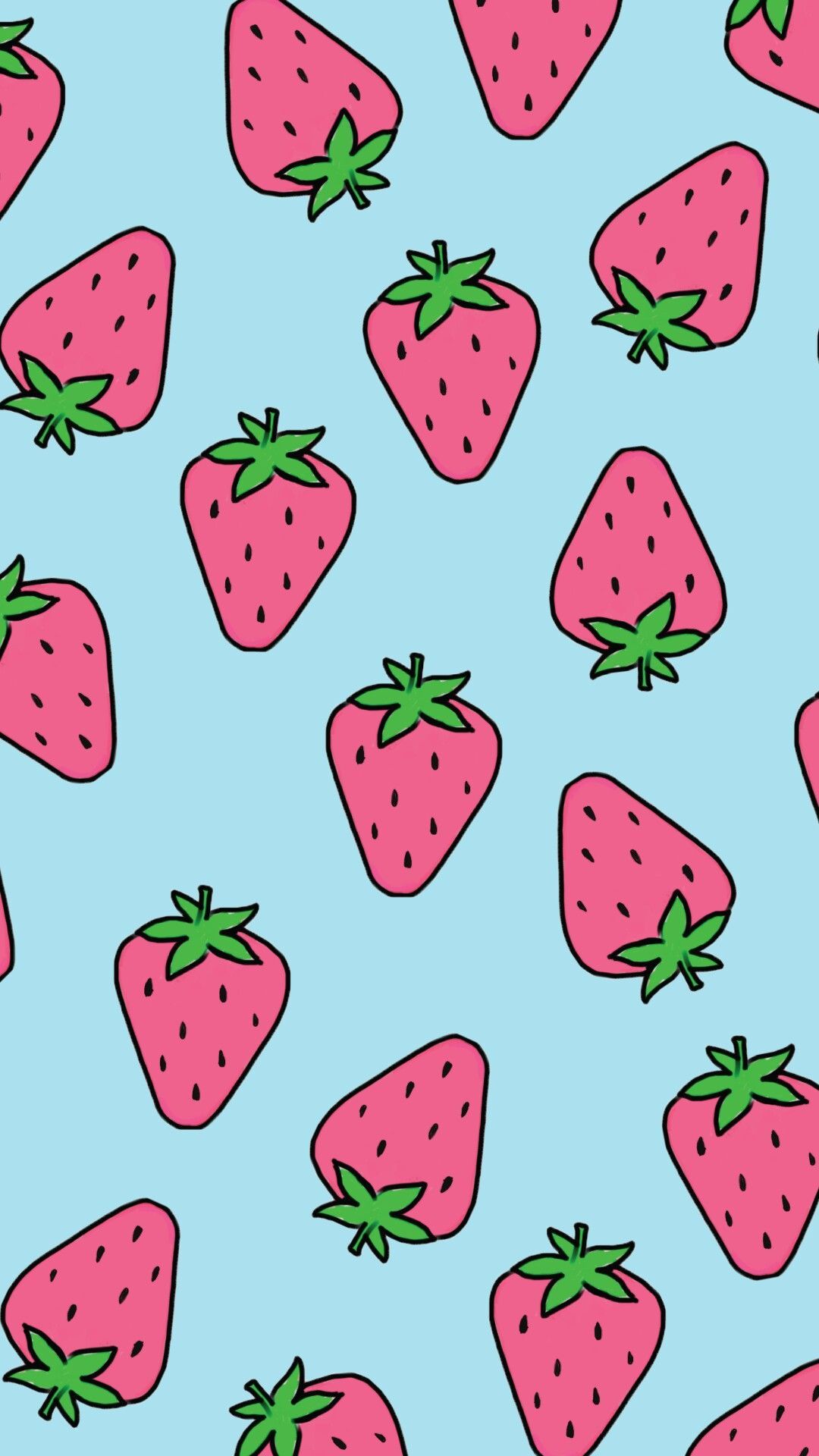 Pastel Cute Strawberry Wallpapers