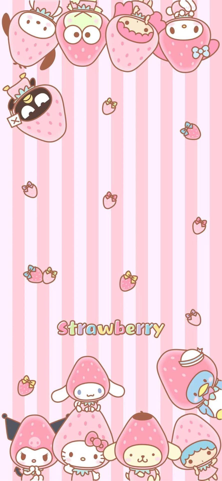 Pastel Cute Strawberry Wallpapers