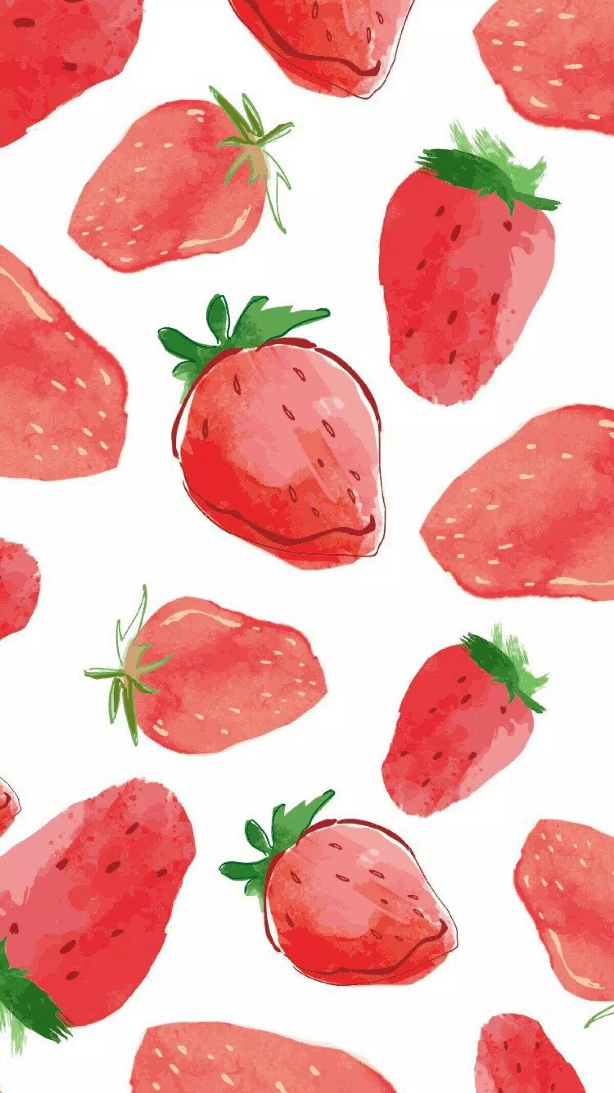 Pastel Cute Strawberry Wallpapers