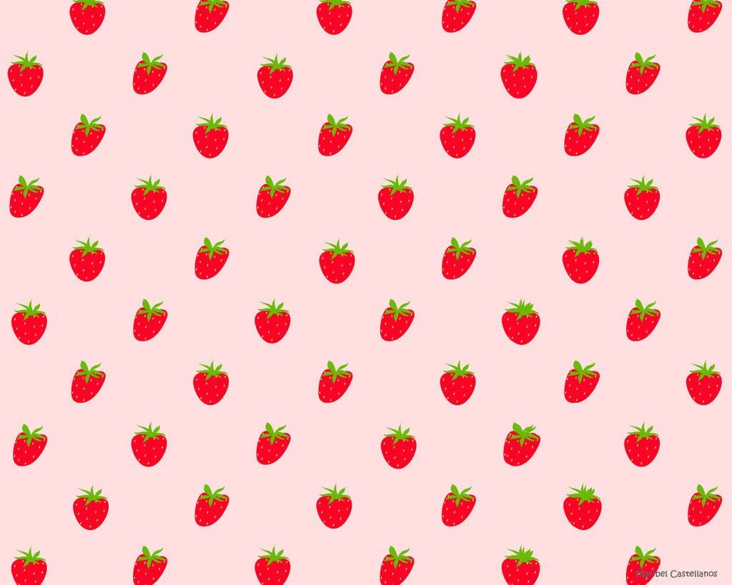 Pastel Cute Strawberry Wallpapers