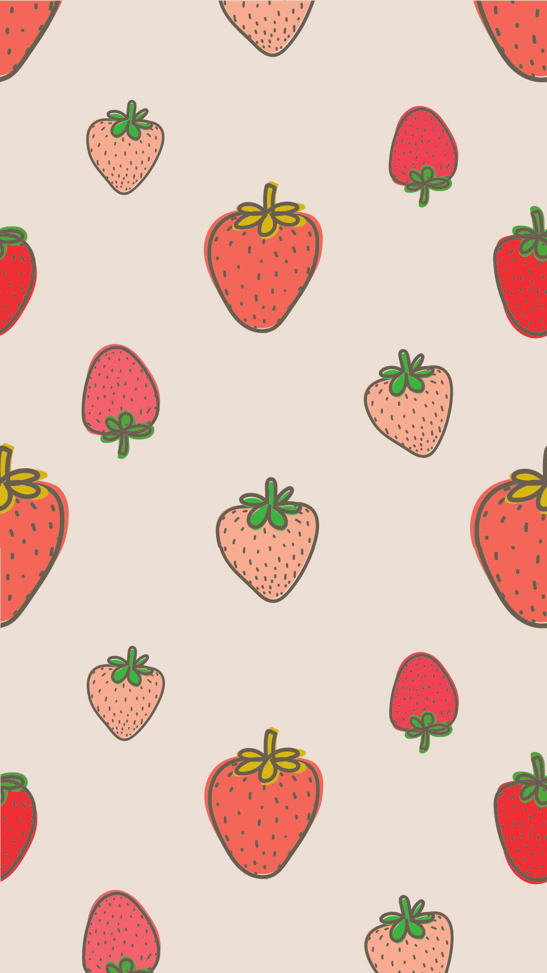 Pastel Cute Strawberry Wallpapers