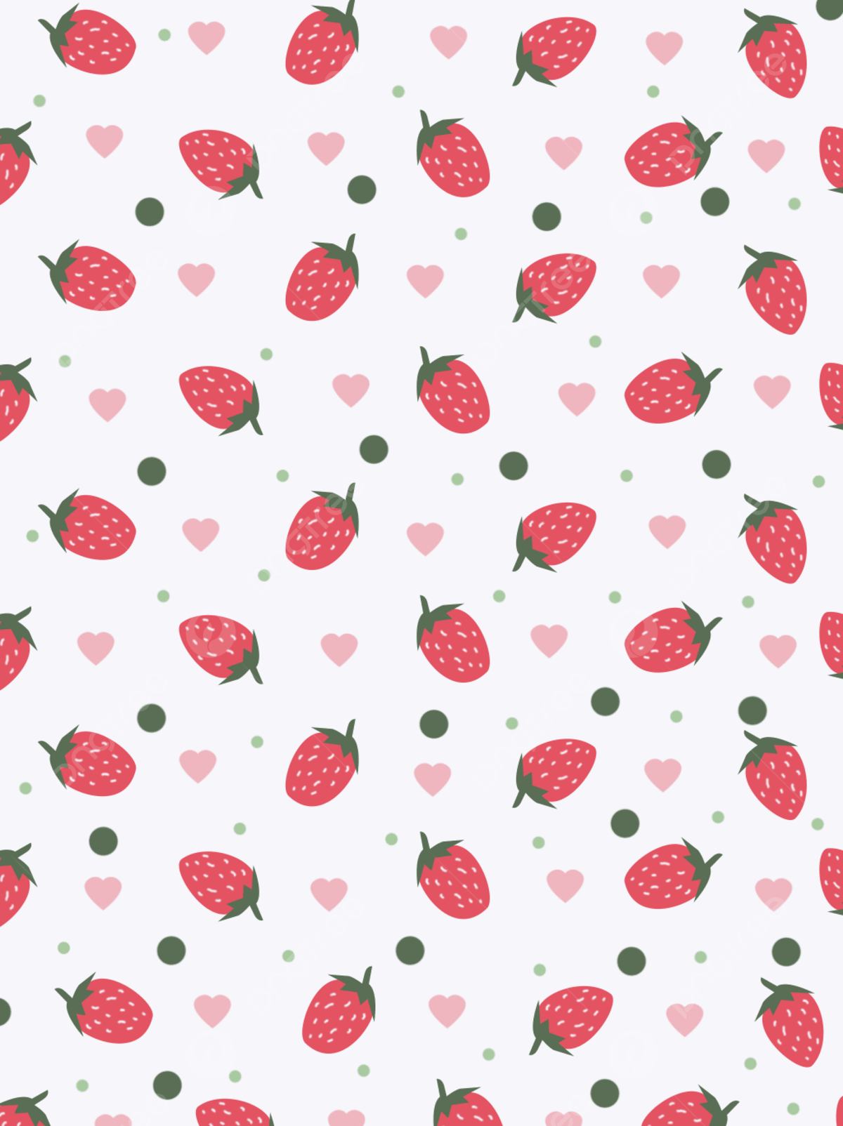 Pastel Cute Strawberry Wallpapers