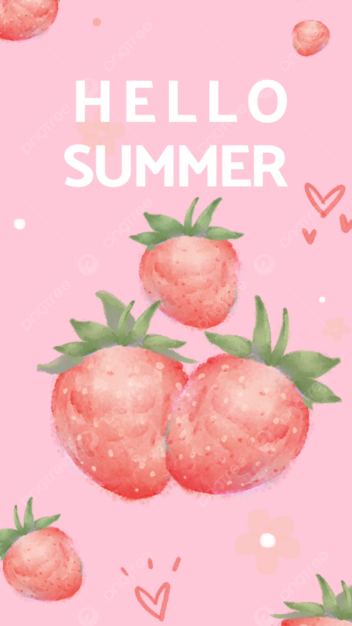 Pastel Cute Strawberry Wallpapers